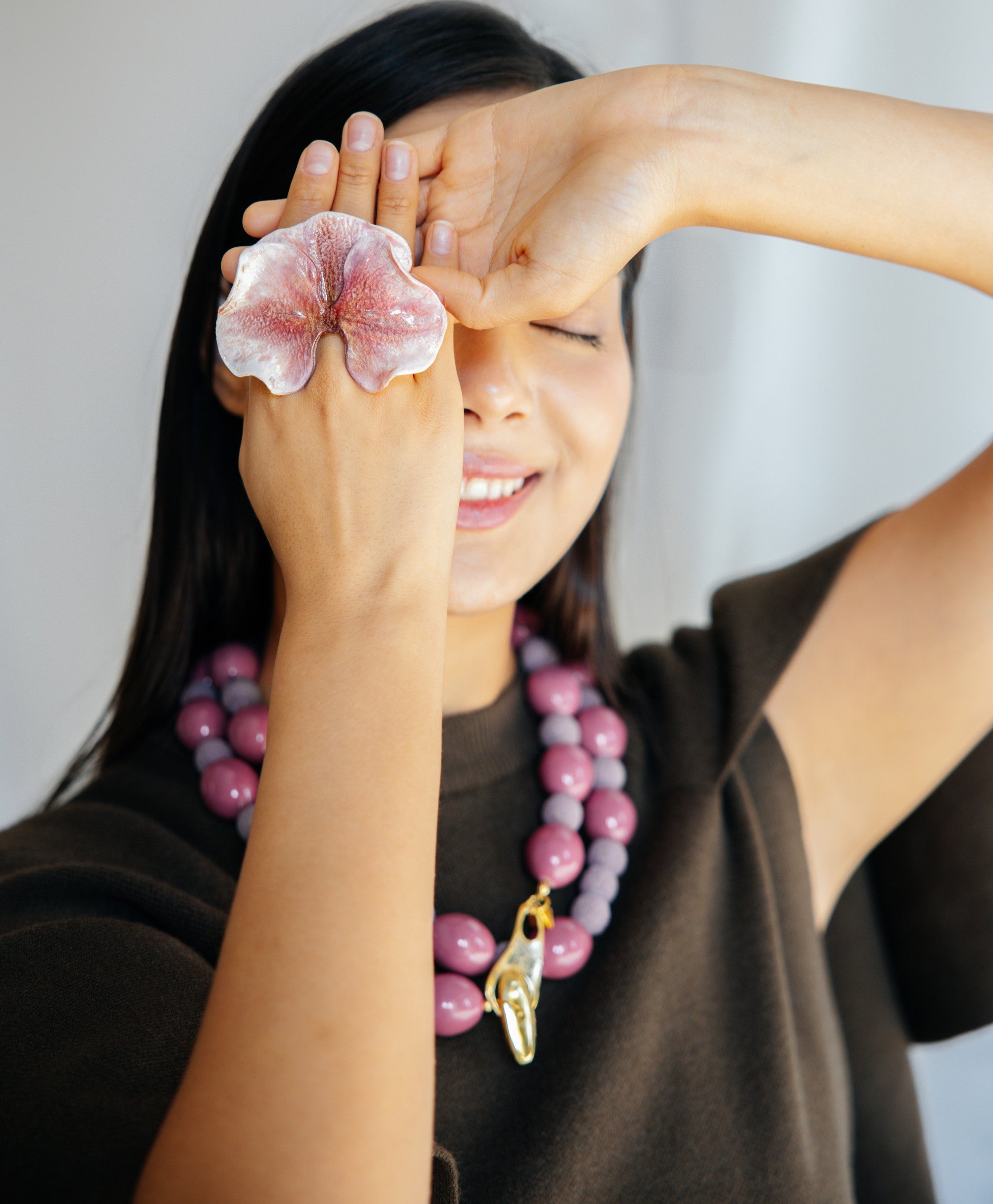 No.17 - Lava Stone Necklace - A/W 25-26 Silent Reverie