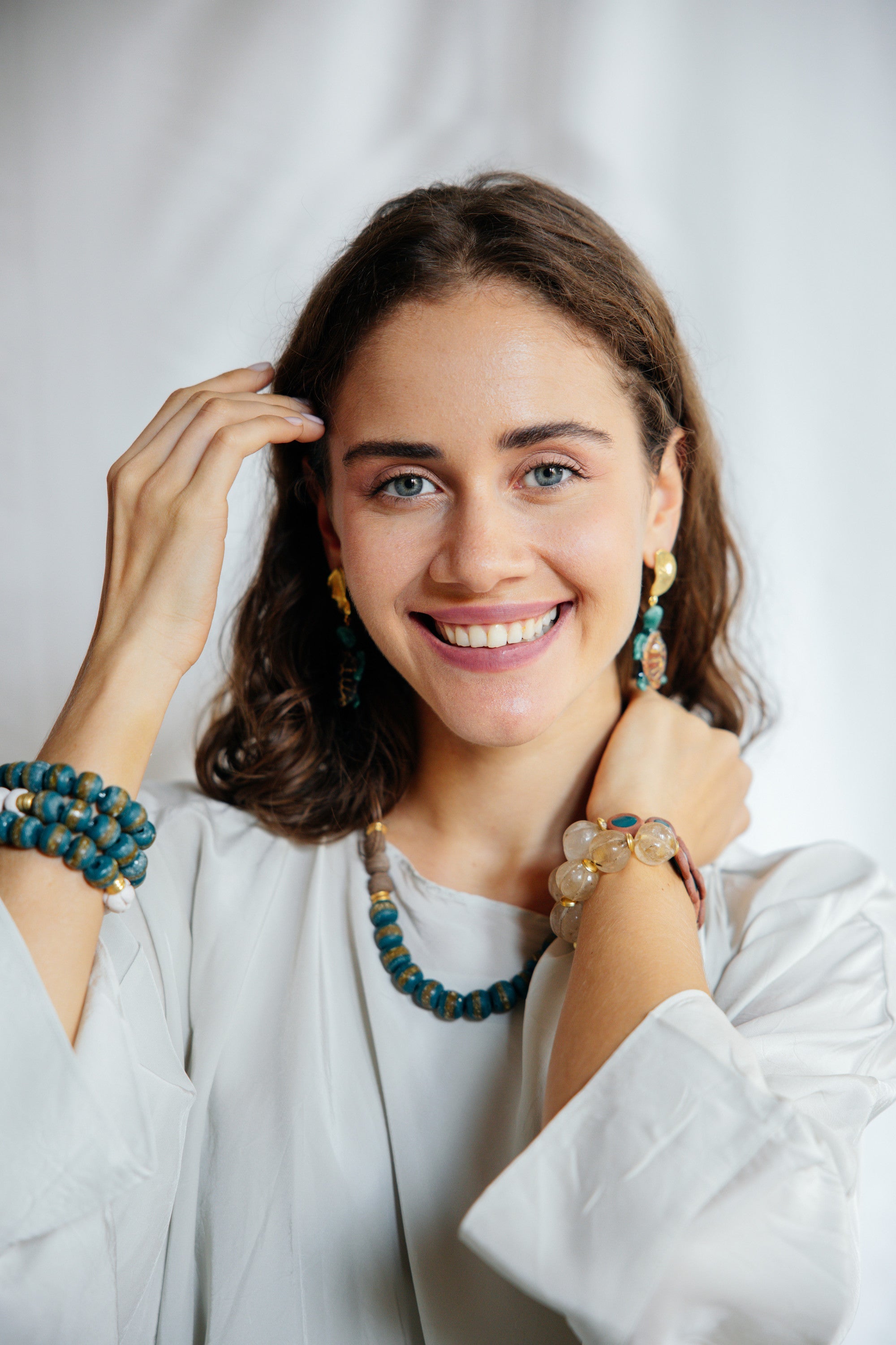 No.8 - African Brass Detailed Necklace - A/W 25-26 Silent Reverie