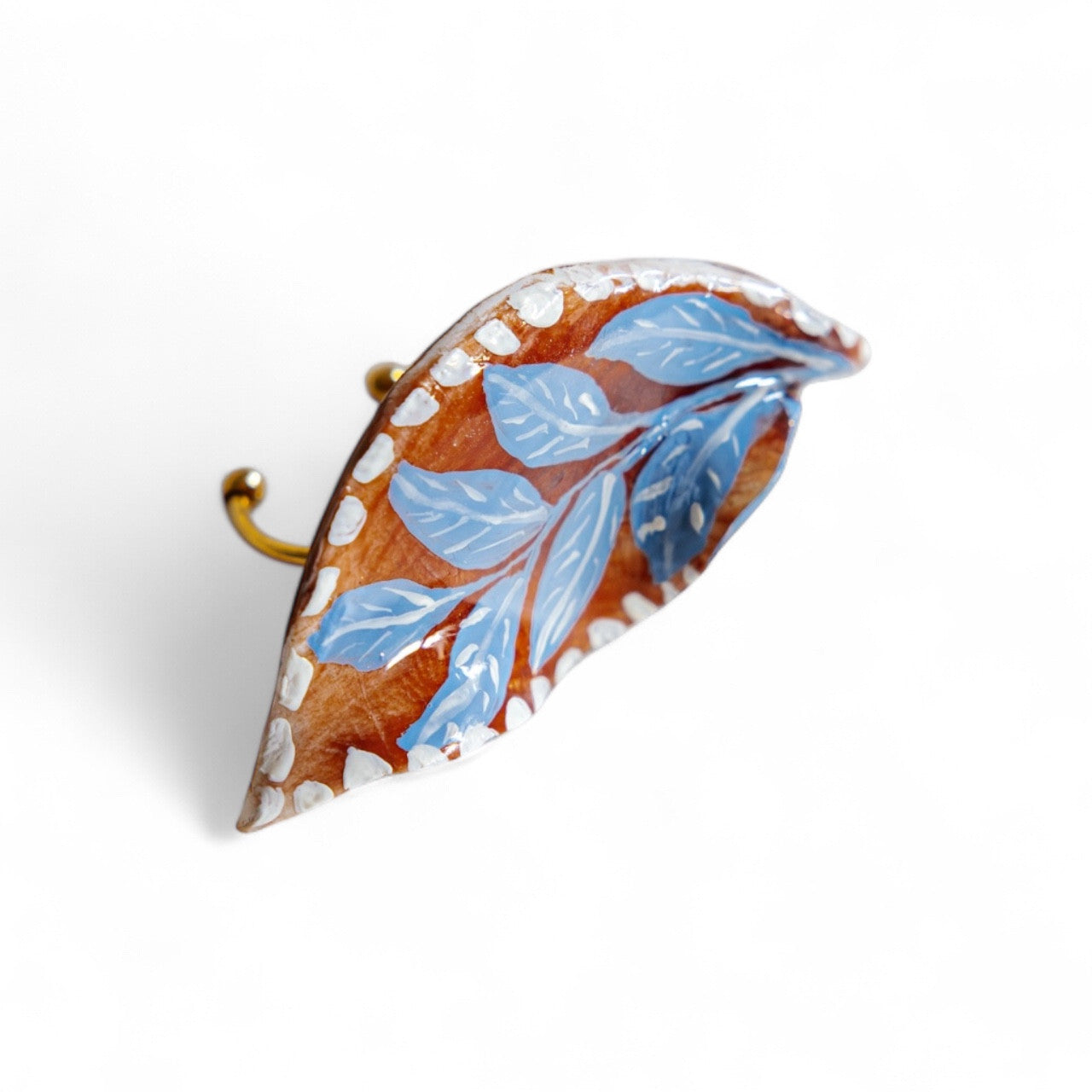 SERAPHE - Leaf Detailed Ring - A/W 25-26 Silent Reverie