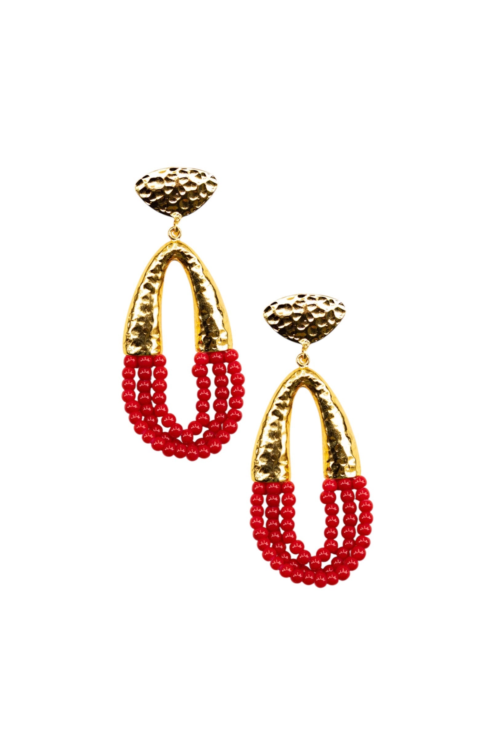 No.2 - Jade Stone Dangle Earrings - S/S '26 Dear, Sunset