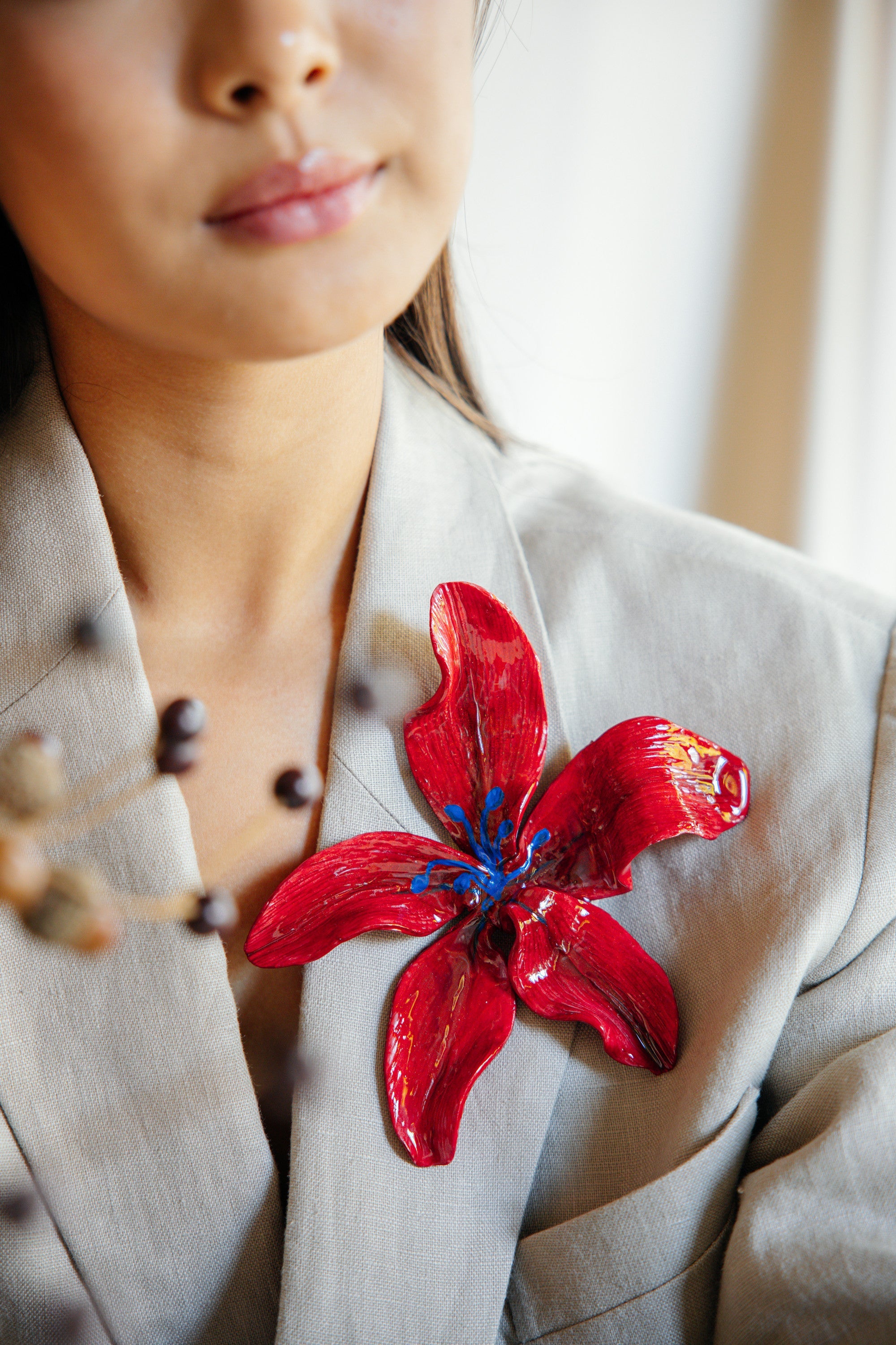 FLORISE - Big Floral Brooch - A/W 25-26 Silent Reverie
