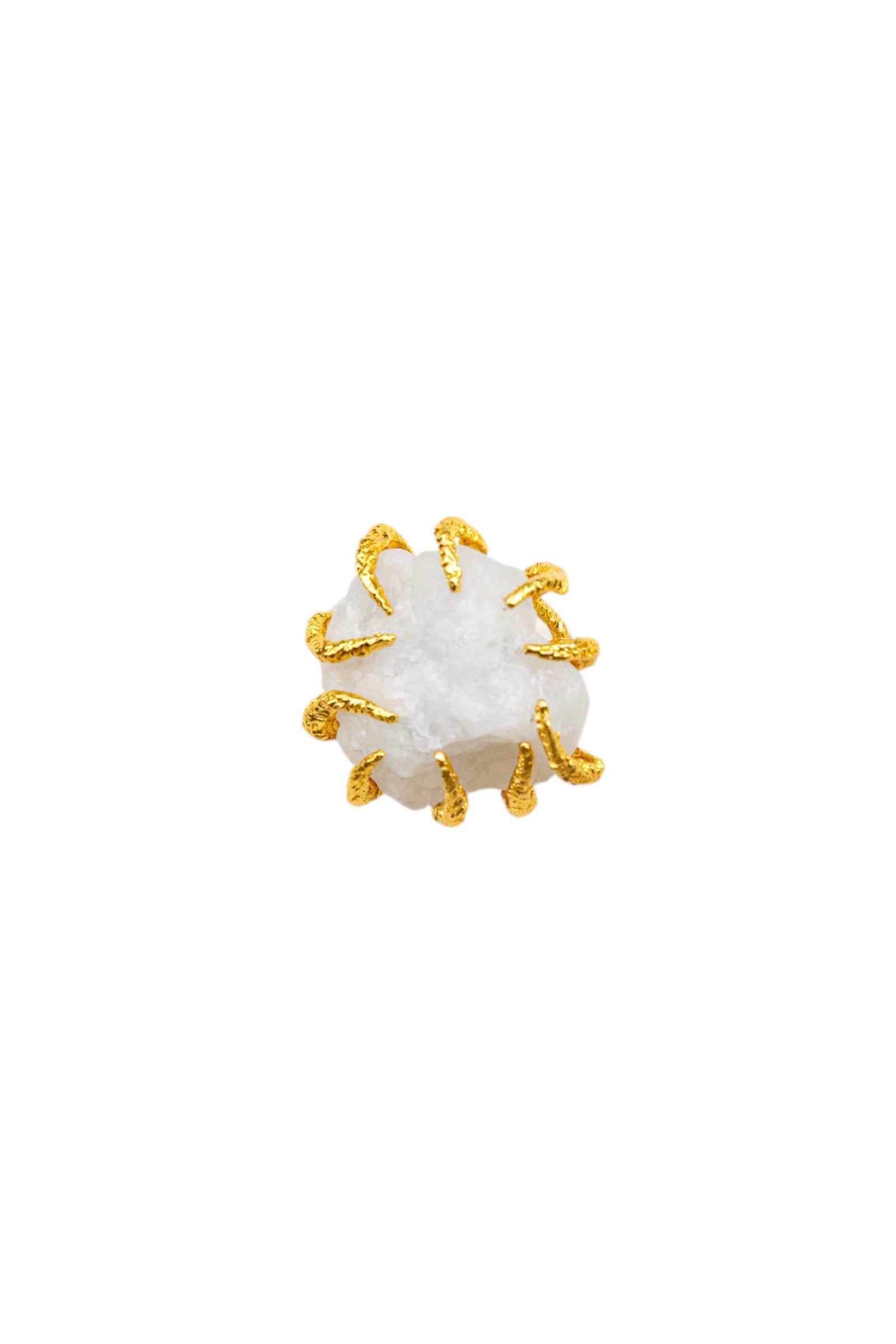 No.4 - Big Quartz Stone Ring - S/S '26 Dear, Sunset