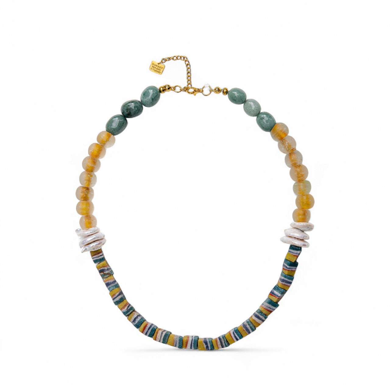 No.13 - Keishi Pearl Detailed Necklace - A/W 25-26 Silent Reverie