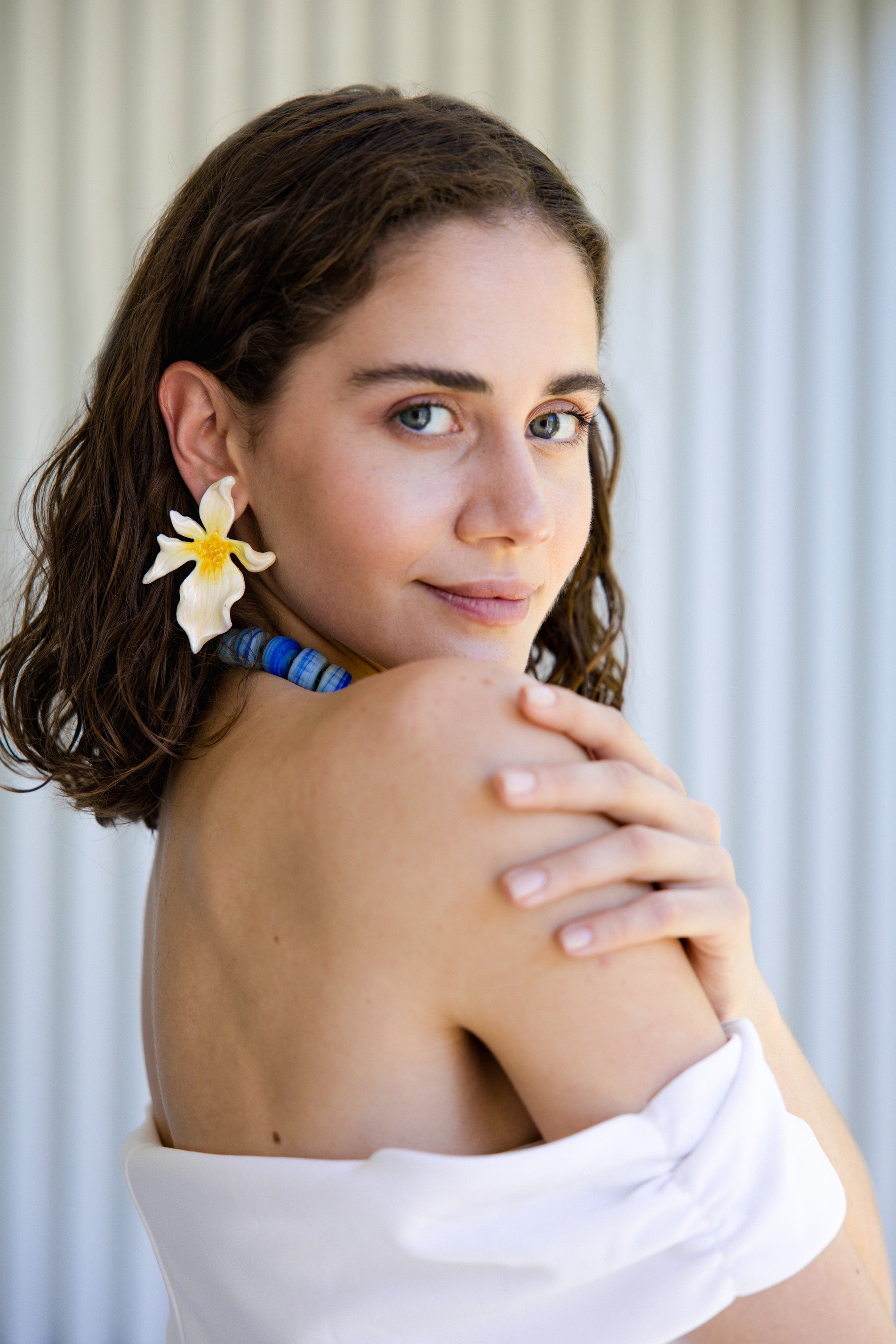 SOLEIL D'AUBE - Luminous Statement Earrings
