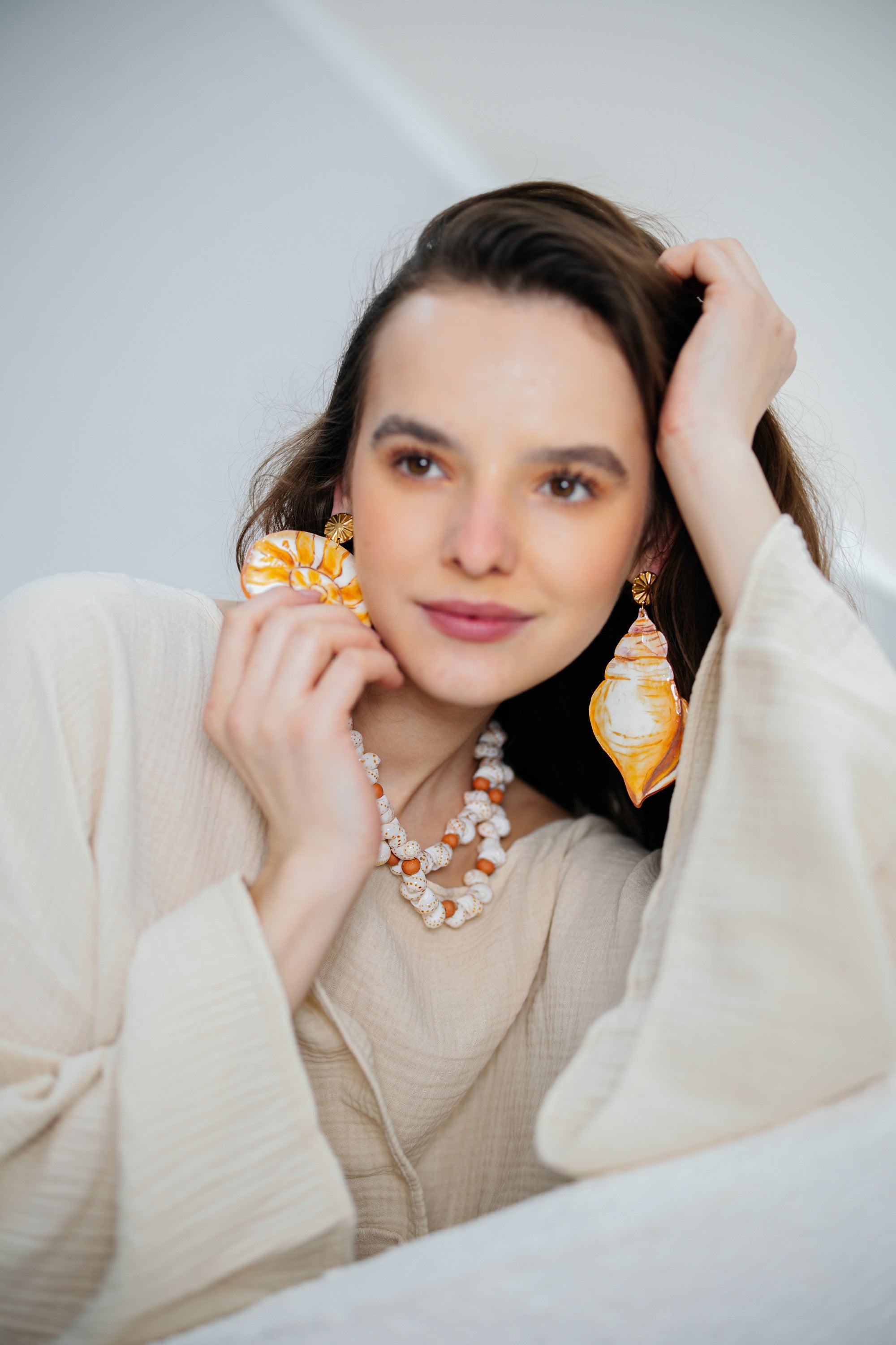 ATLANTIS - Asymmetrical Shell Earrings - S/S '26