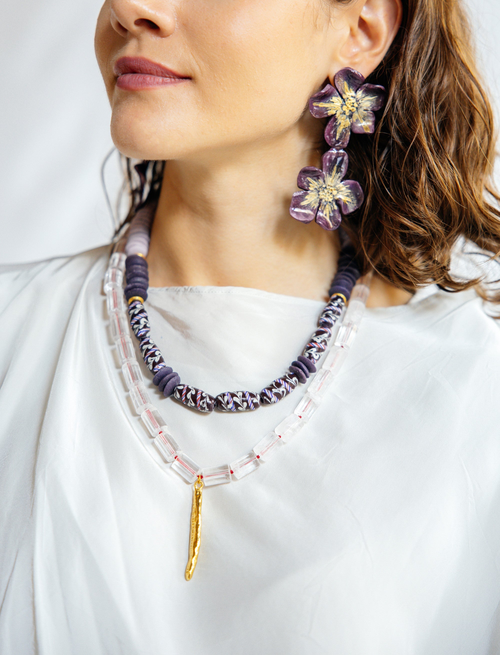 No.2 - Crystal Quartz Necklace - A/W 25-26 Silent Reverie