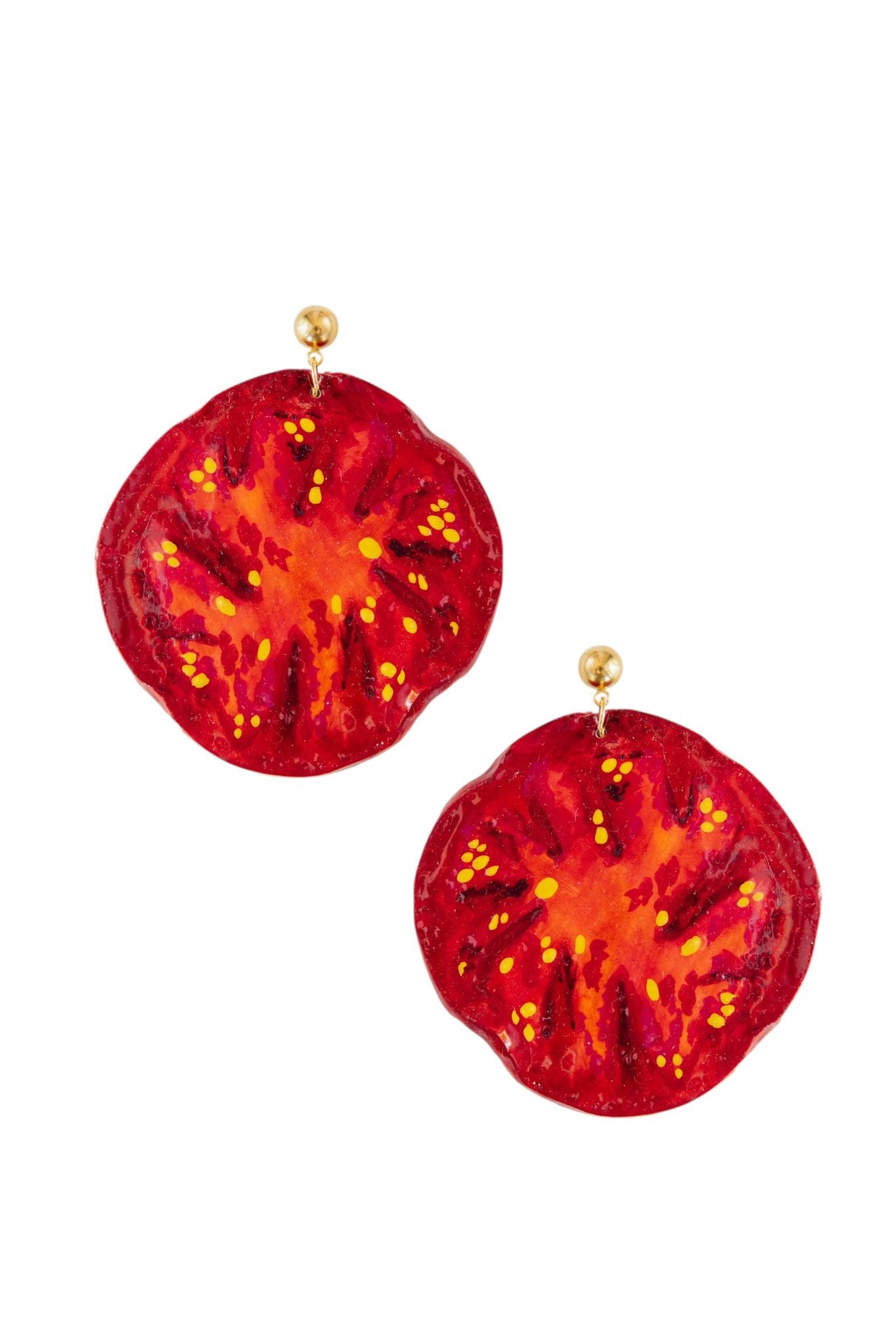 SOLE ROSSO - Red Statement Earrings