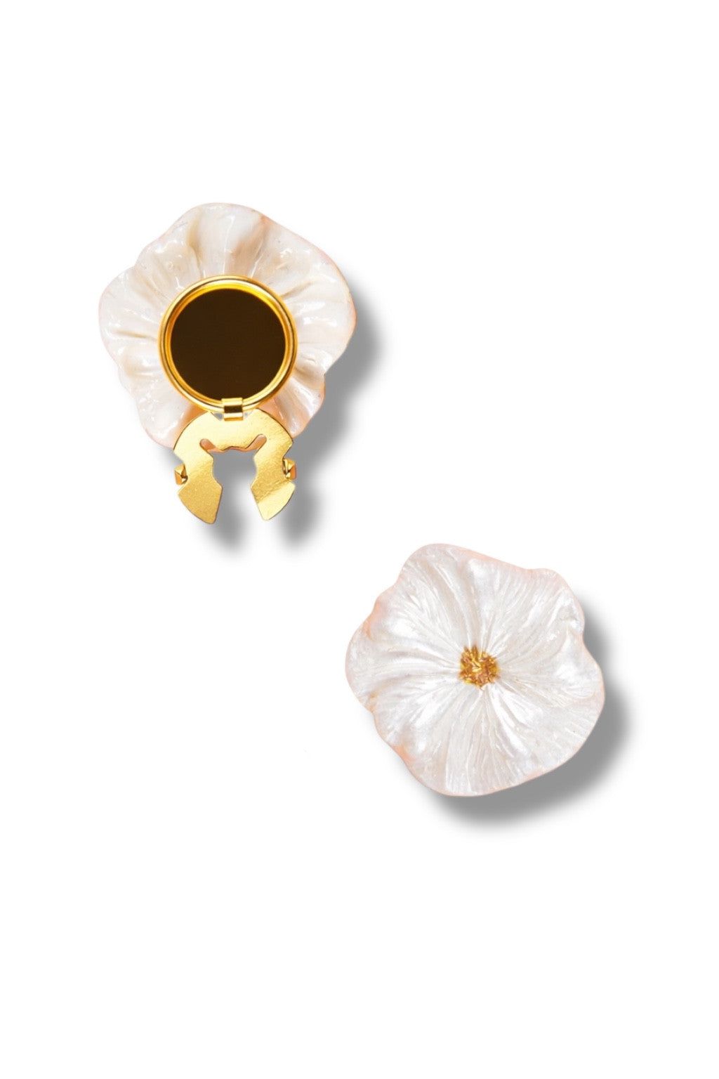 FIONA-Floral Button Cover Pair