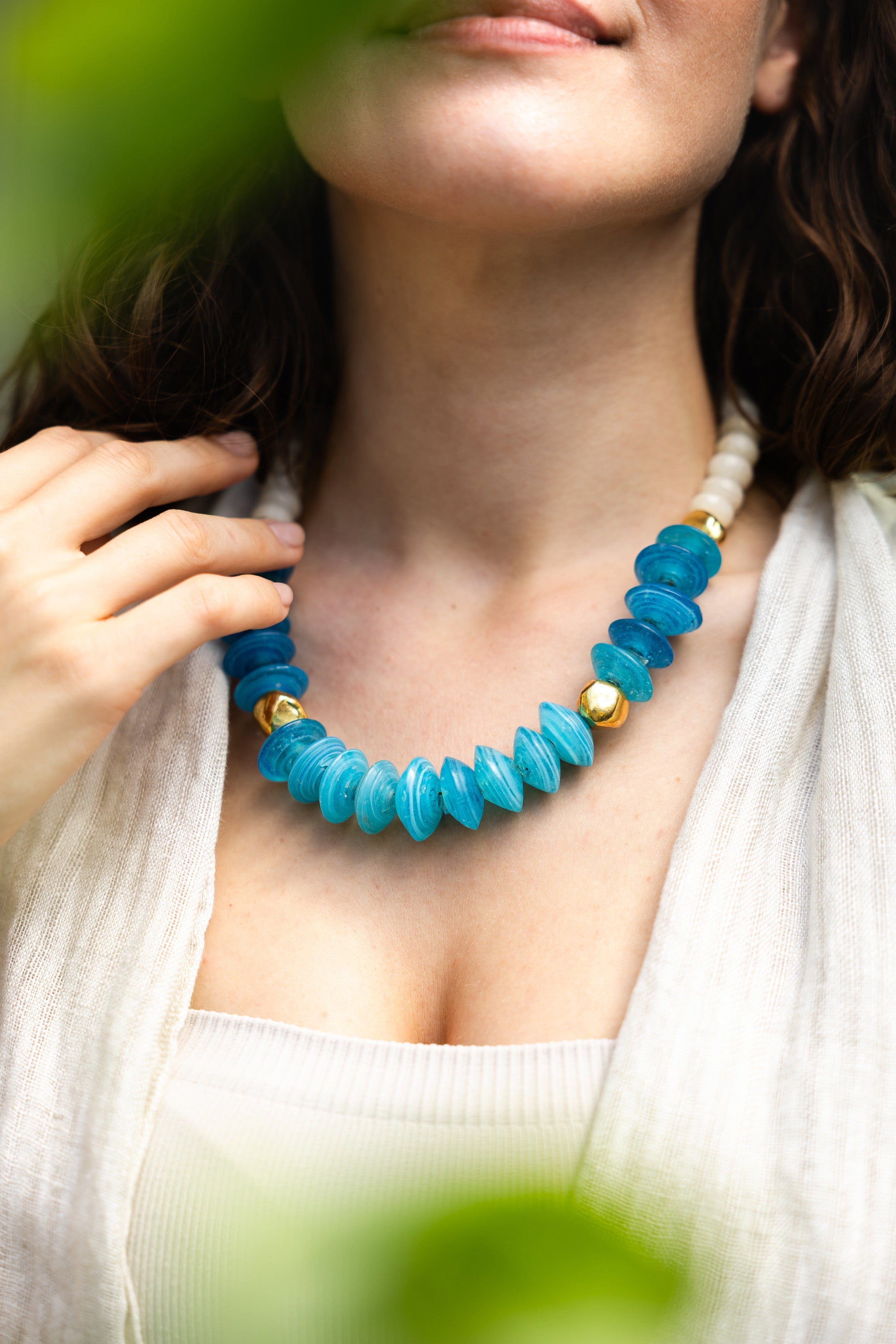 AZULINA - Blue Statement Necklace