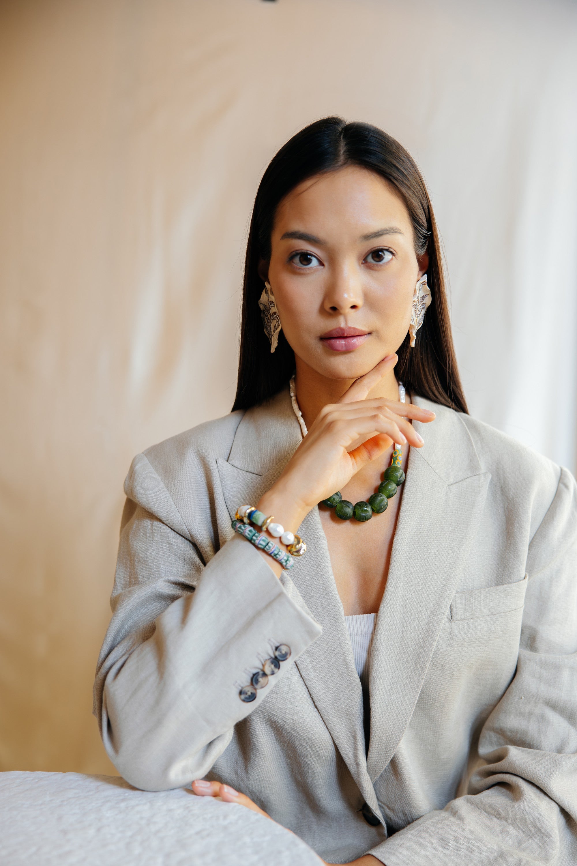 No.18 - Pearl Detailed Necklace - A/W 25-26 Silent Reverie