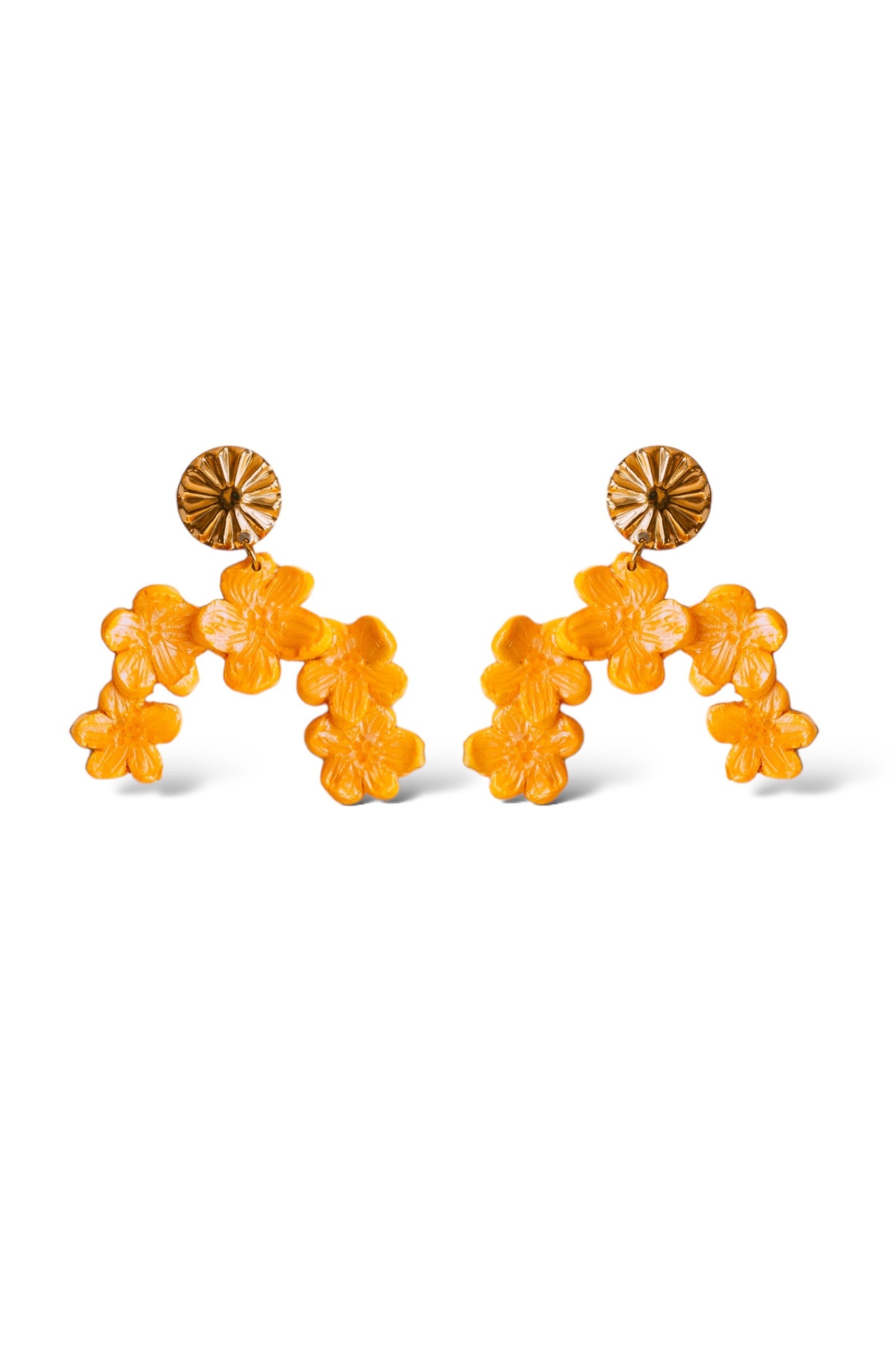 LIORA - Half Moon Flower Earring