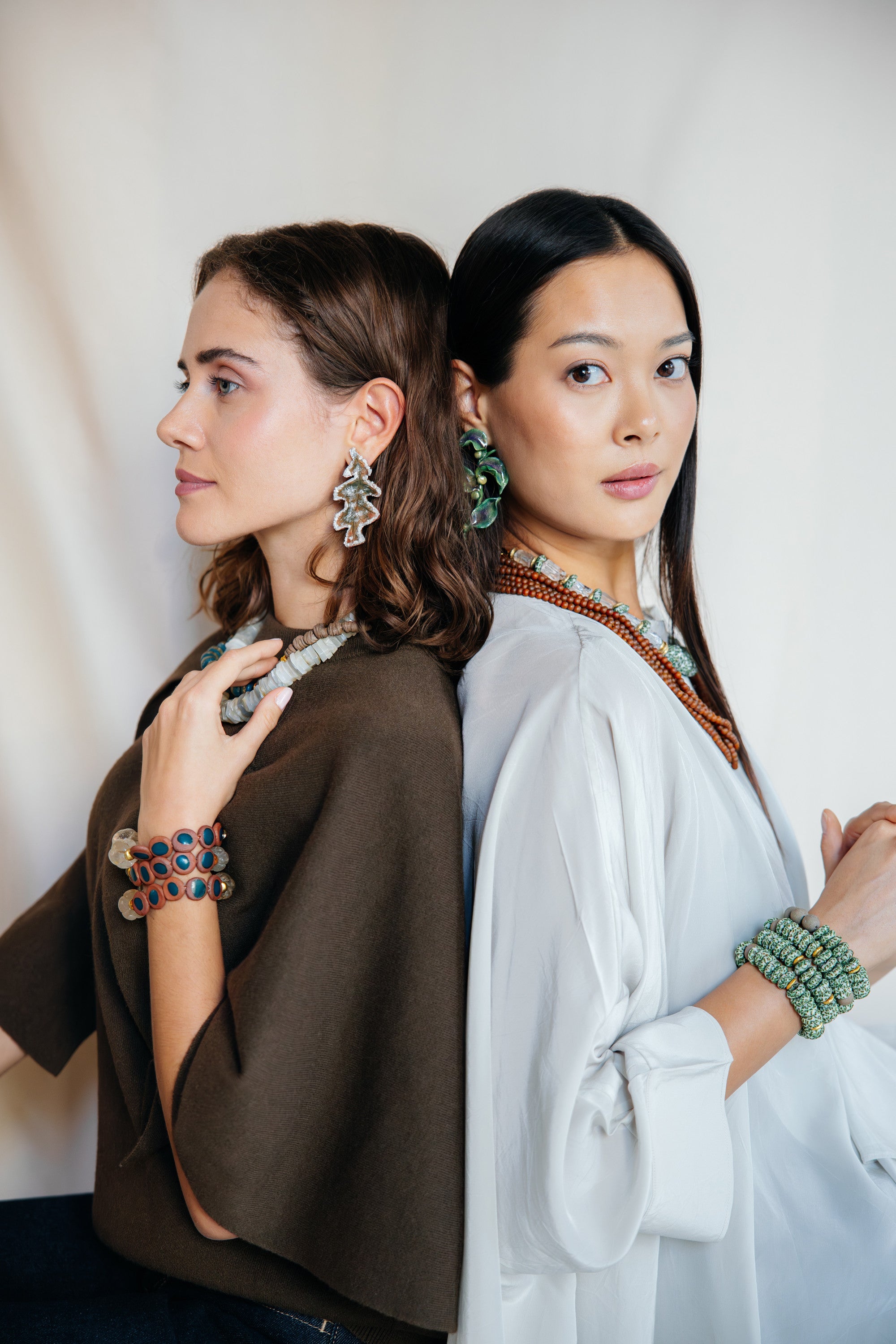 No.6 - African Beaded Bracelet with Brass - A/W 25-26 Silent Reverie