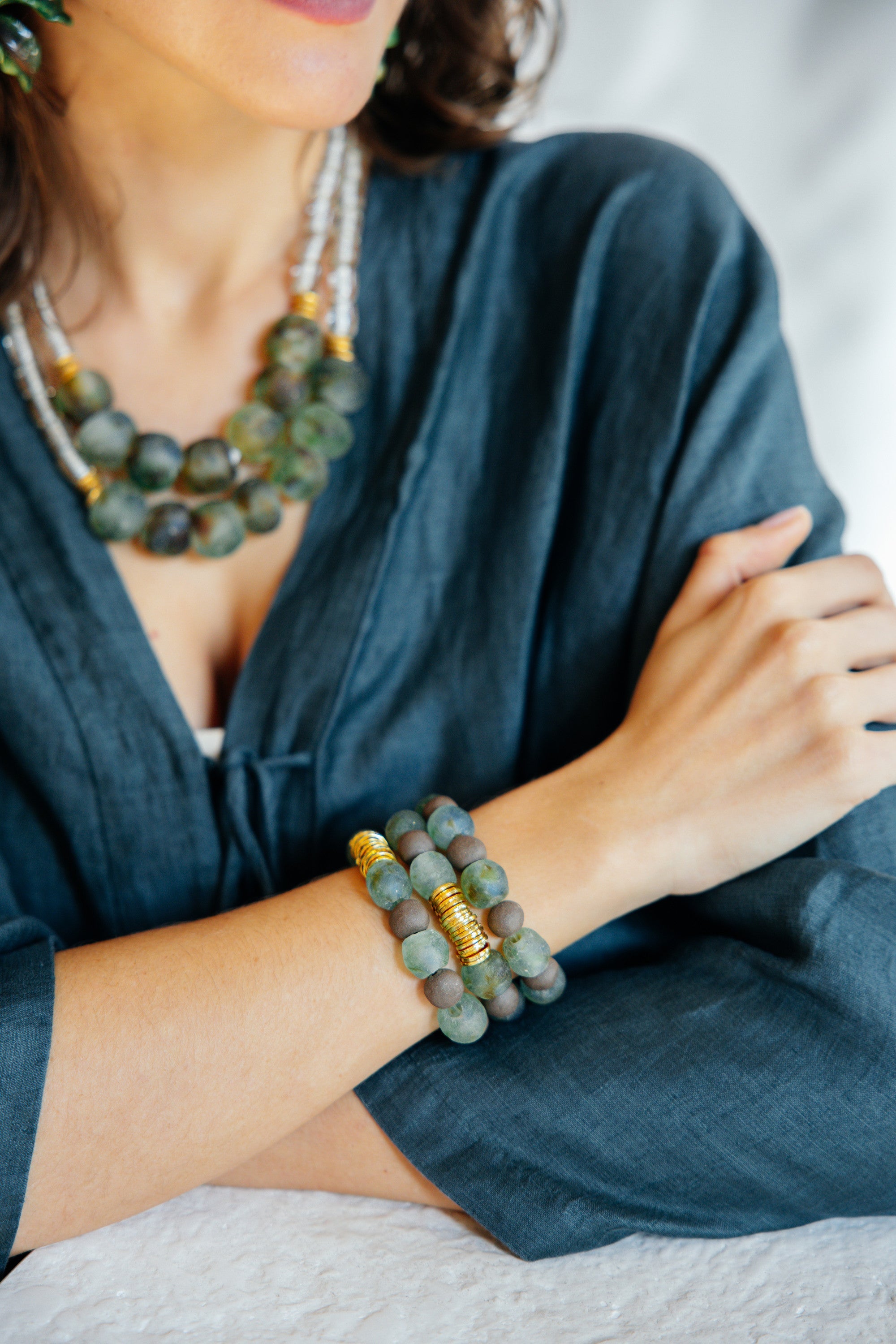 No.8 - African Beaded Bracelet - A/W 25-26 Silent Reverie