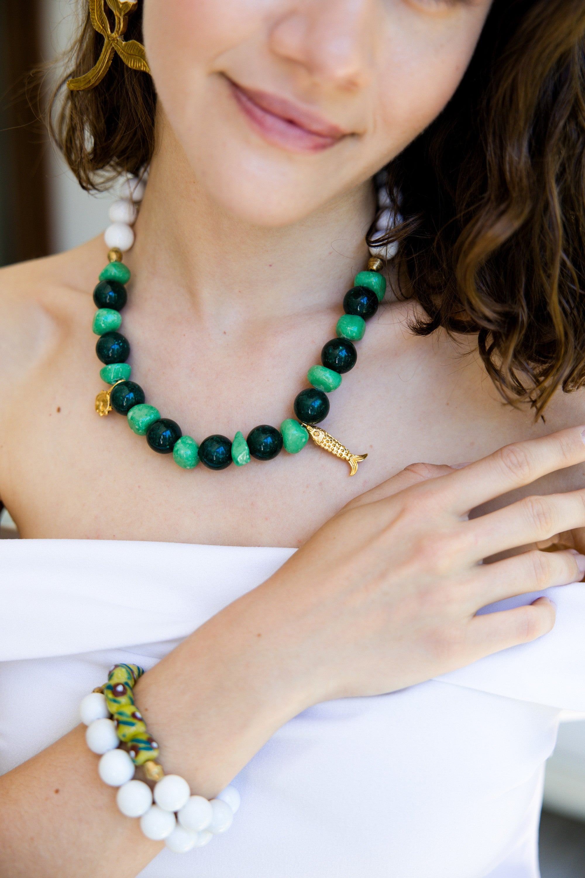 VERDEMARE - Forest Green Necklace