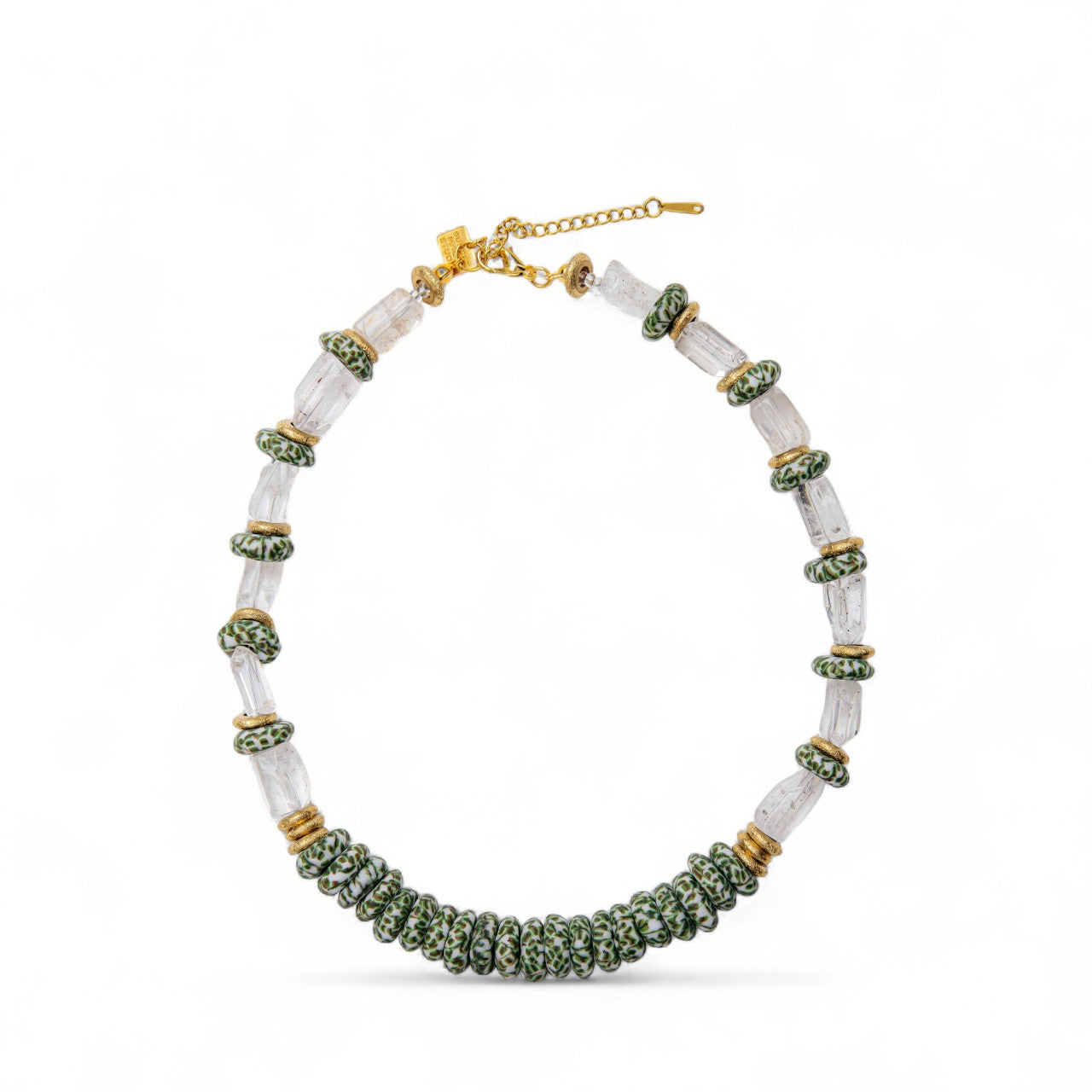 No.7 - Crystal Quartz Detailed Necklace - A/W 25-26 Silent Reverie