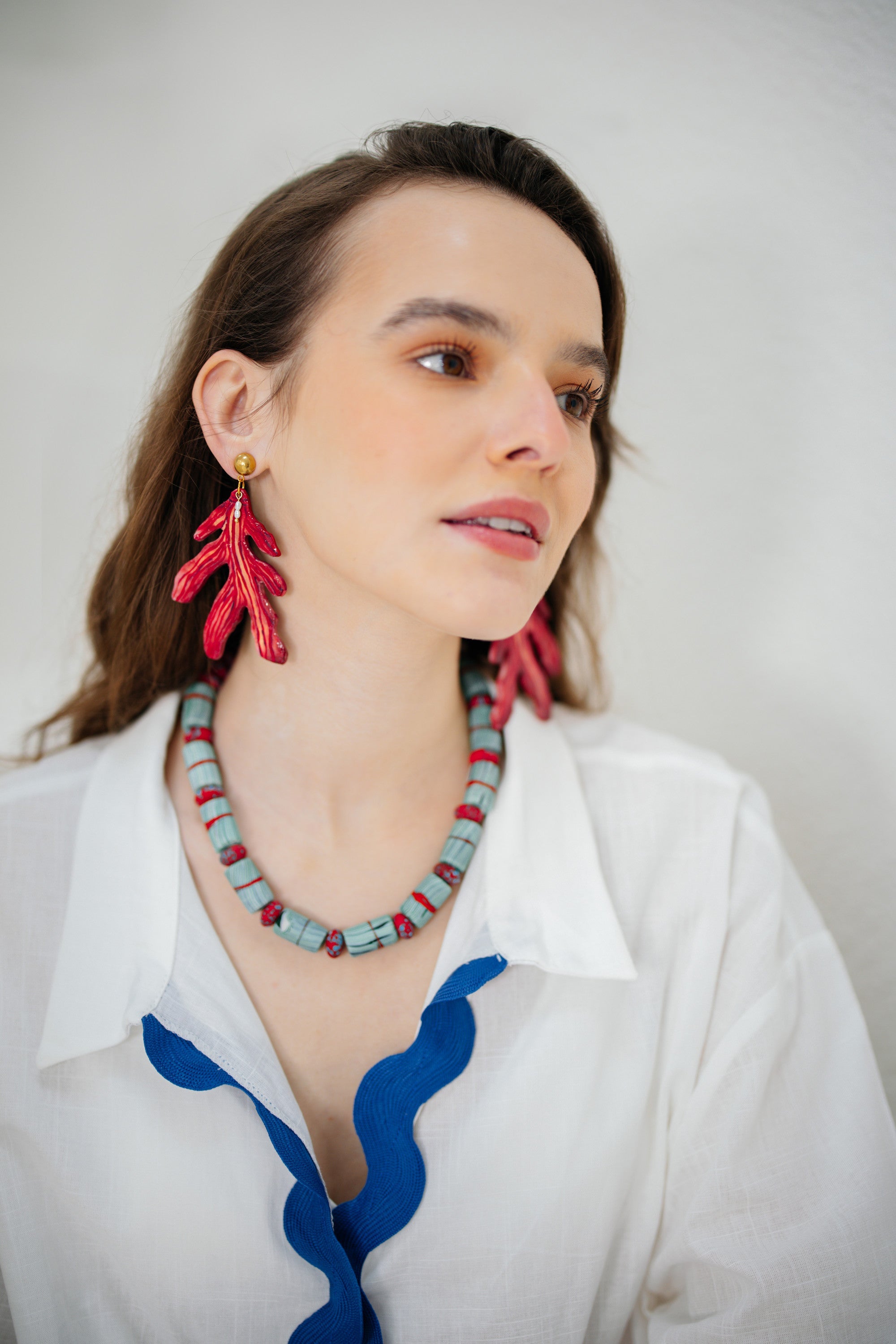 No.19 - Colorful African Glass Bead Necklace - S/S '26