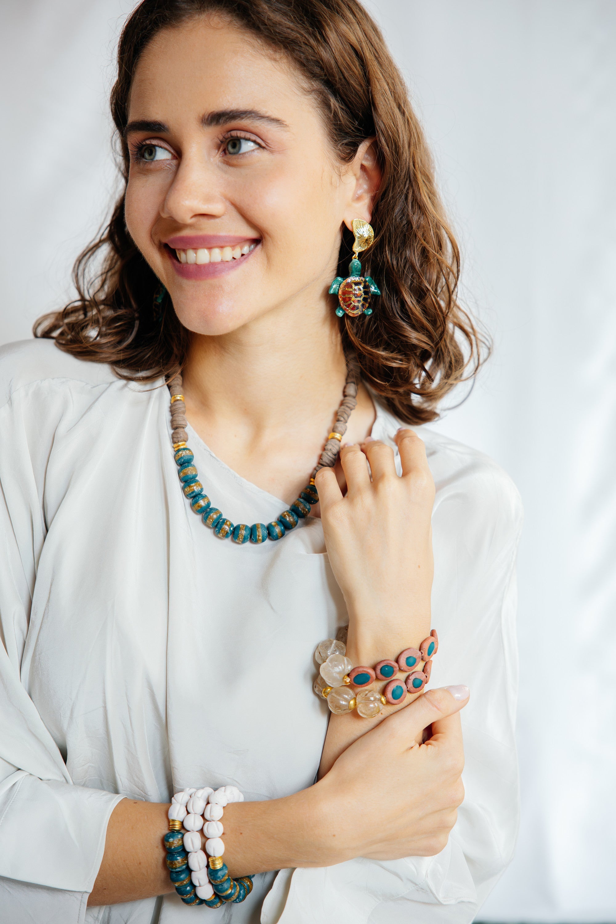 No.8 - African Brass Detailed Necklace - A/W 25-26 Silent Reverie