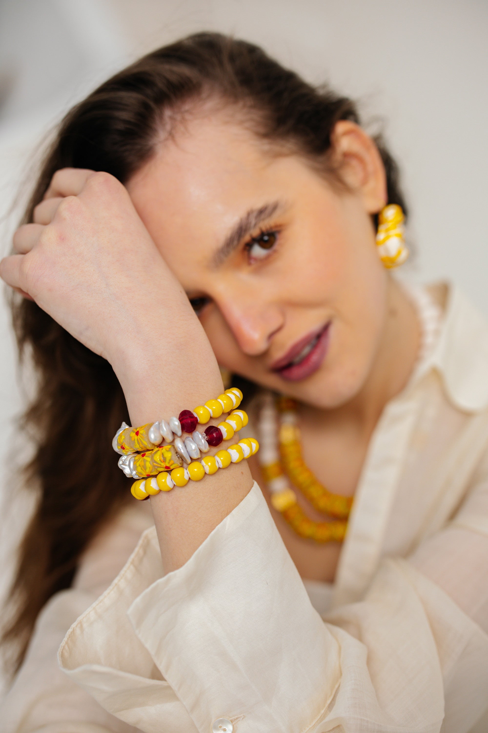 No.56 - Pearl Detailed Bracelet - S/S '26