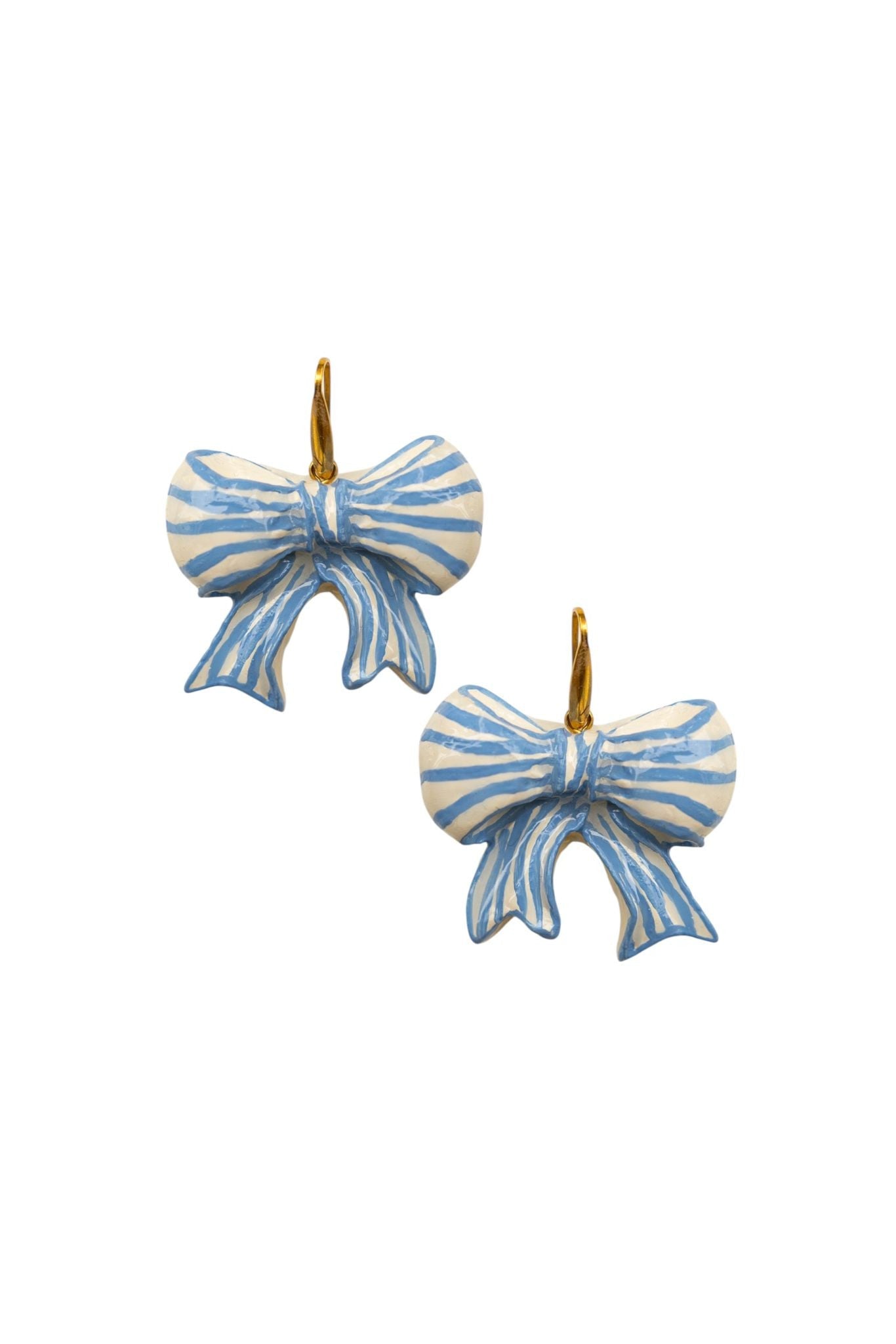 MARINE BOW - Polymer Clay Earrings - S/S '26