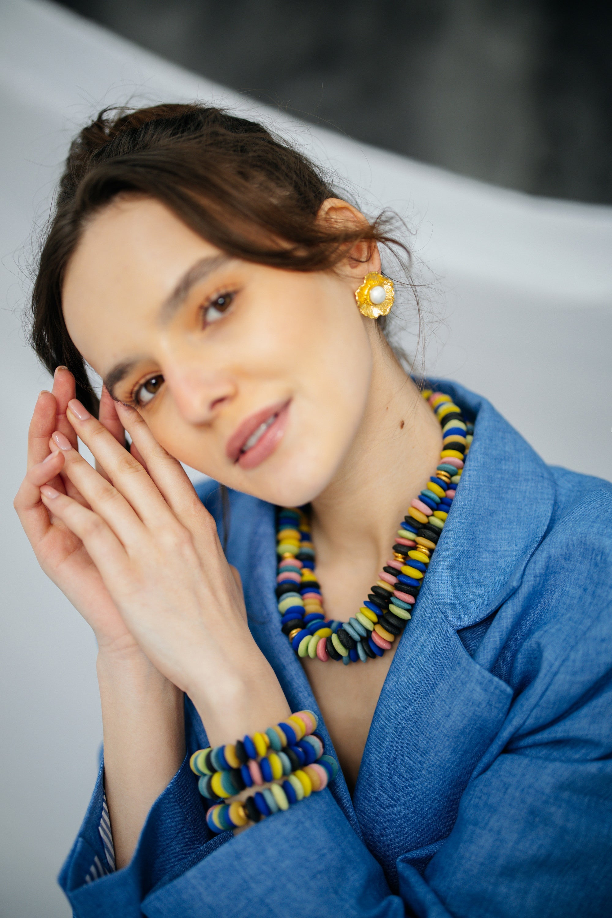 No.1 - Minimal Pearl Earrings - S/S '26 Dear, Sunset
