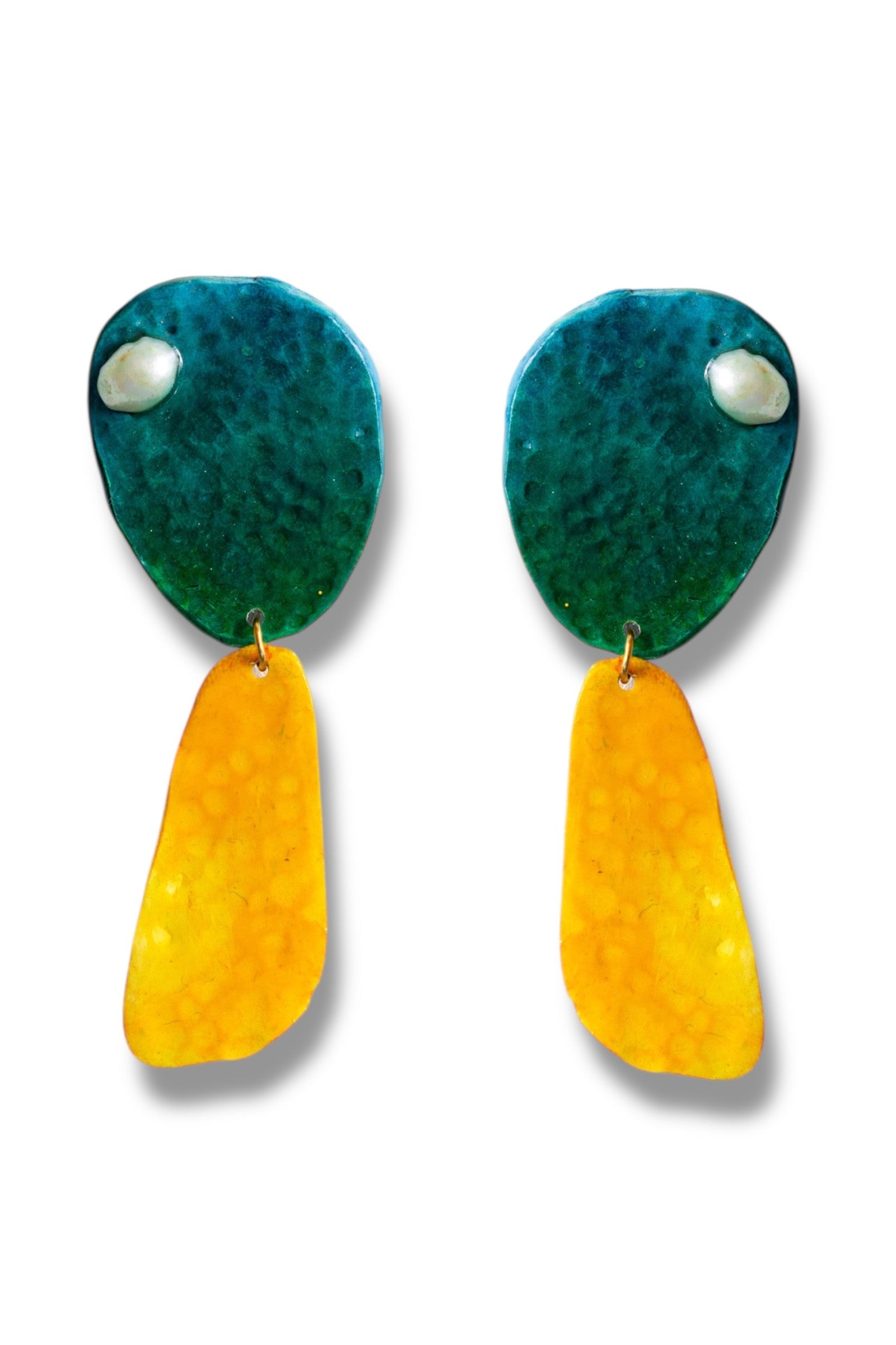 DUO MARIS - Modern Ceramic Effect Earrings