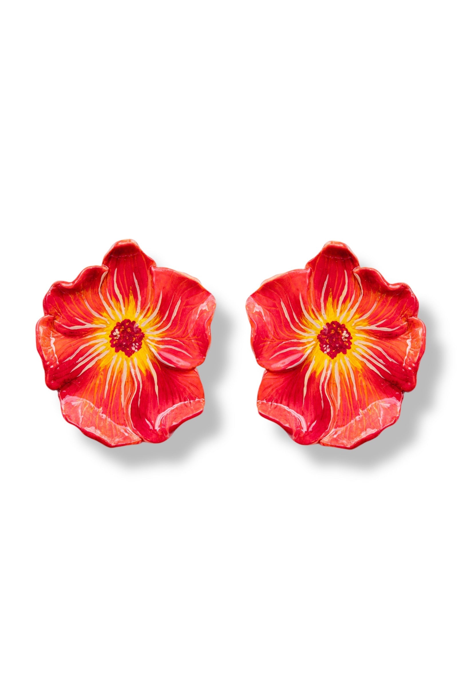 CRIMSON - Flower Shaped Earring