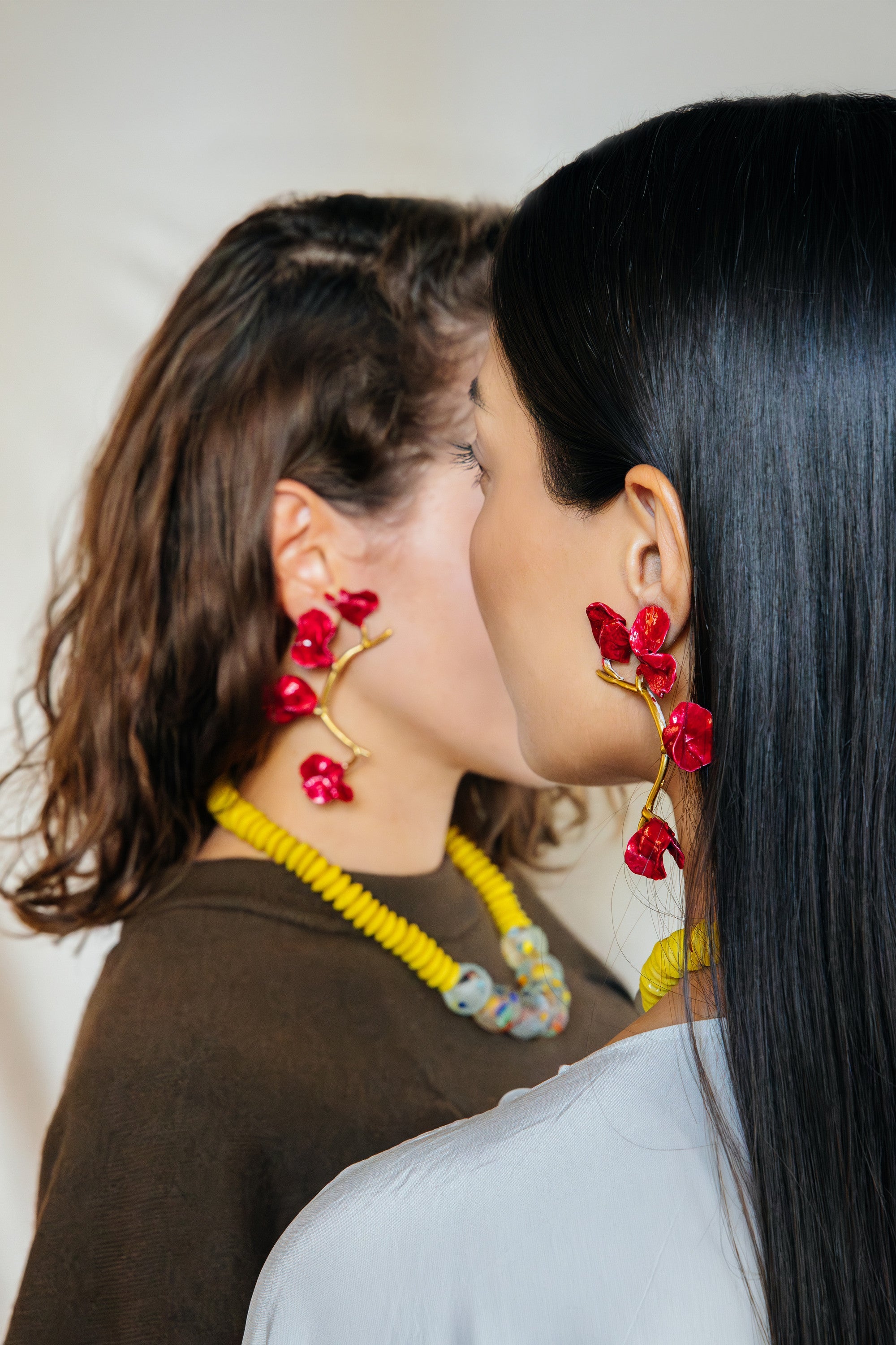 ROSALITH - Elegant Long Branch Form Earring - A/W 25-26 Silent Reverie