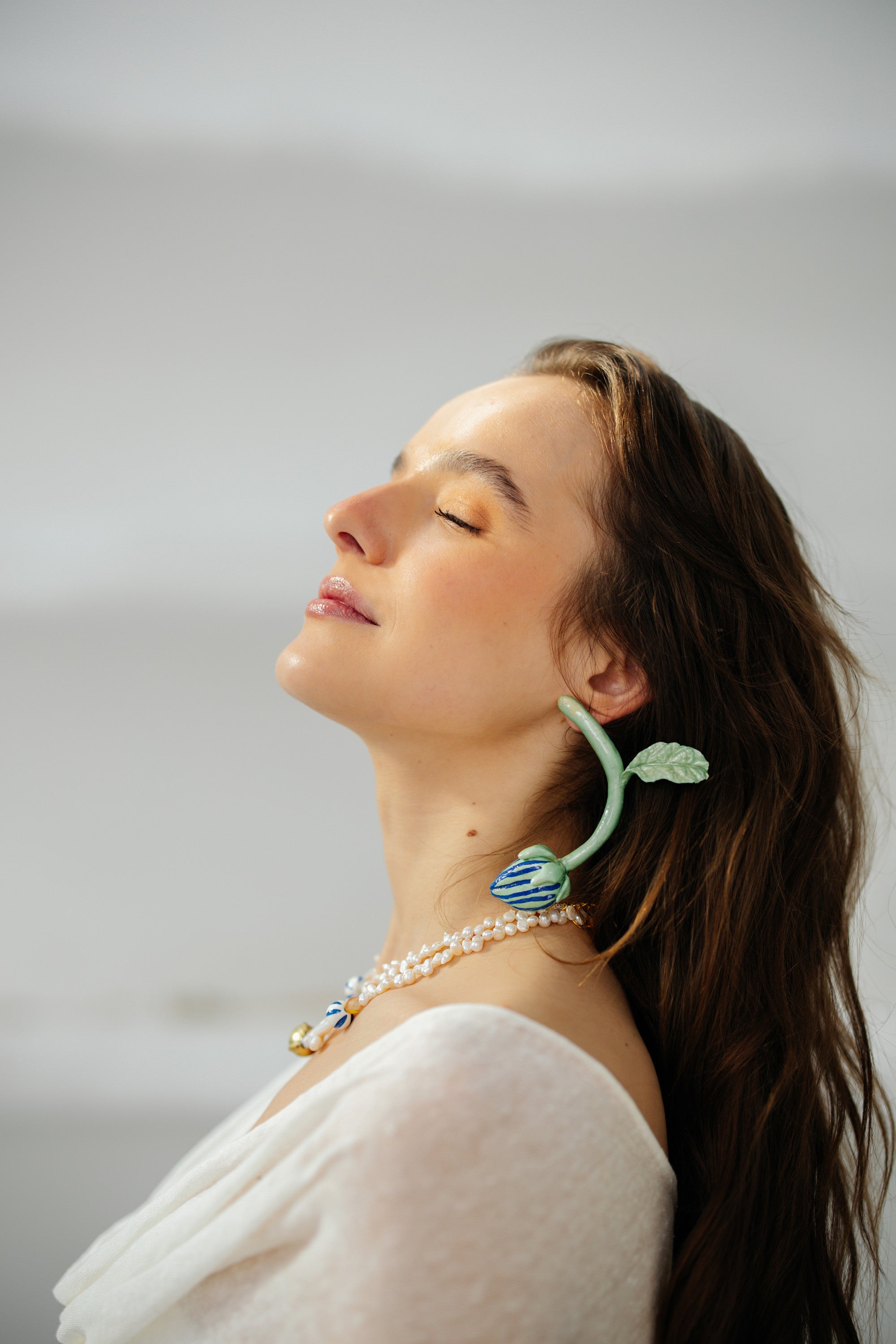 MARIEL - Big Bud Shaped Earrings- S/S '26