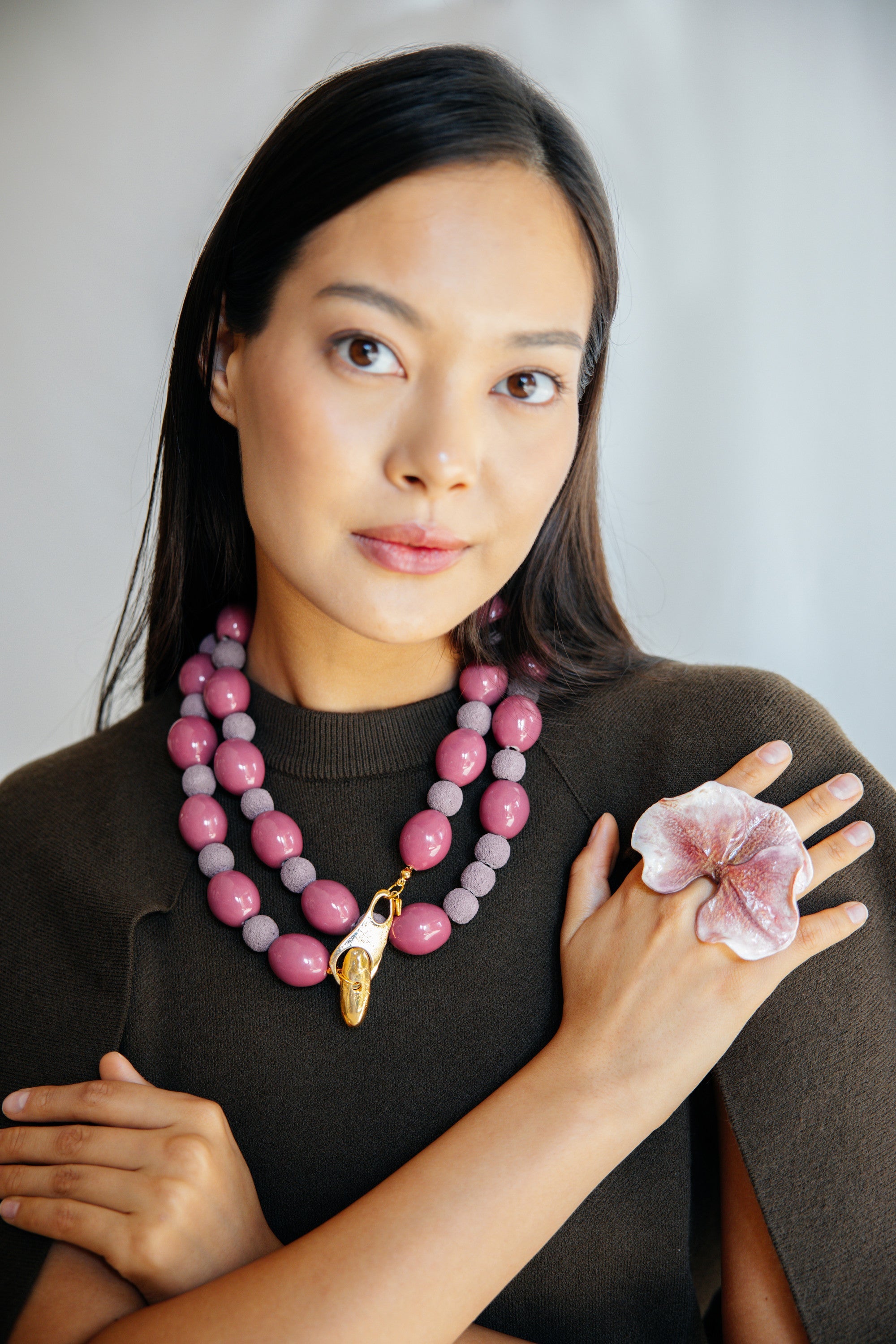No.17 - Lava Stone Necklace - A/W 25-26 Silent Reverie