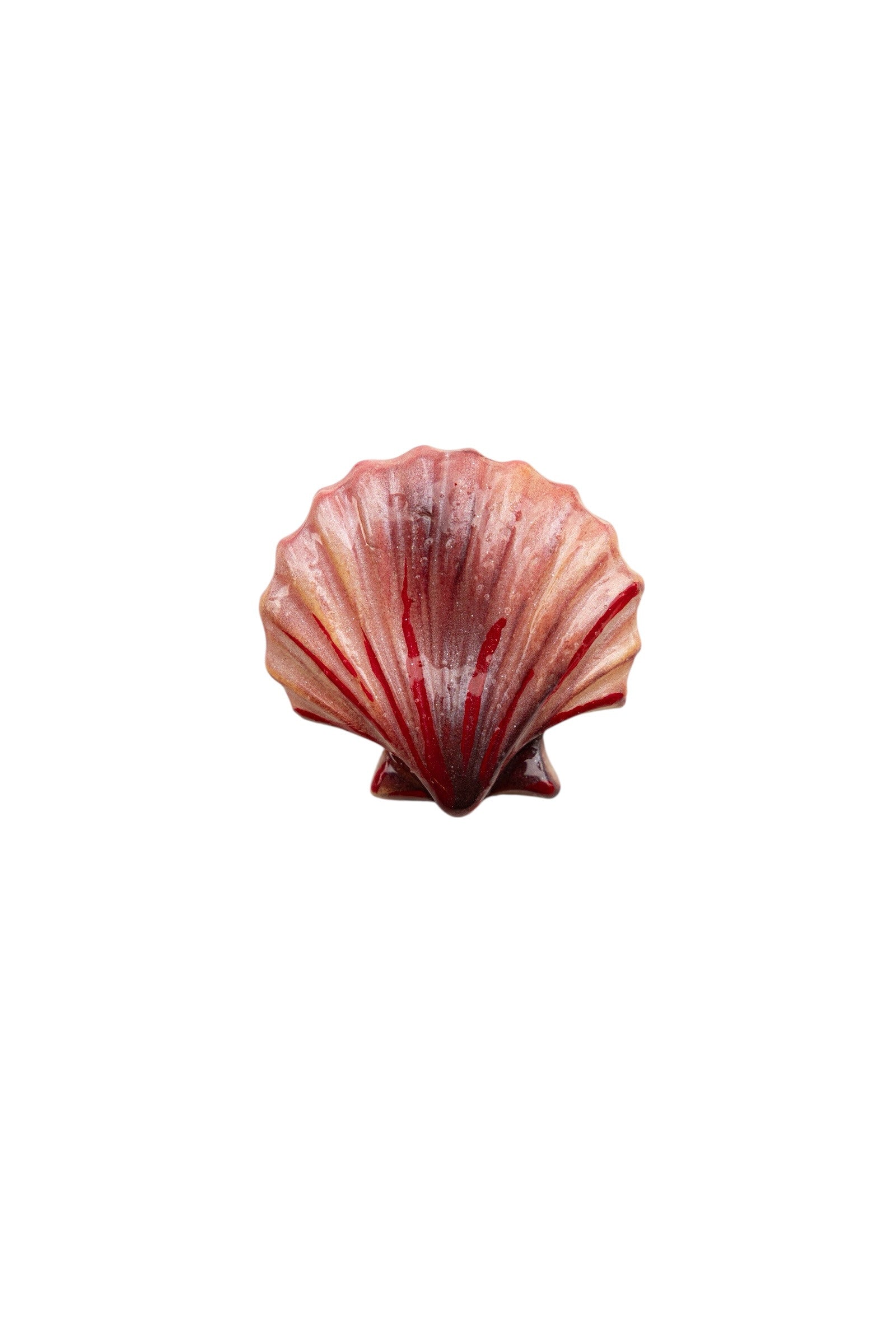 CORAL SHELL - Polymer Clay Brooch - S/S '26