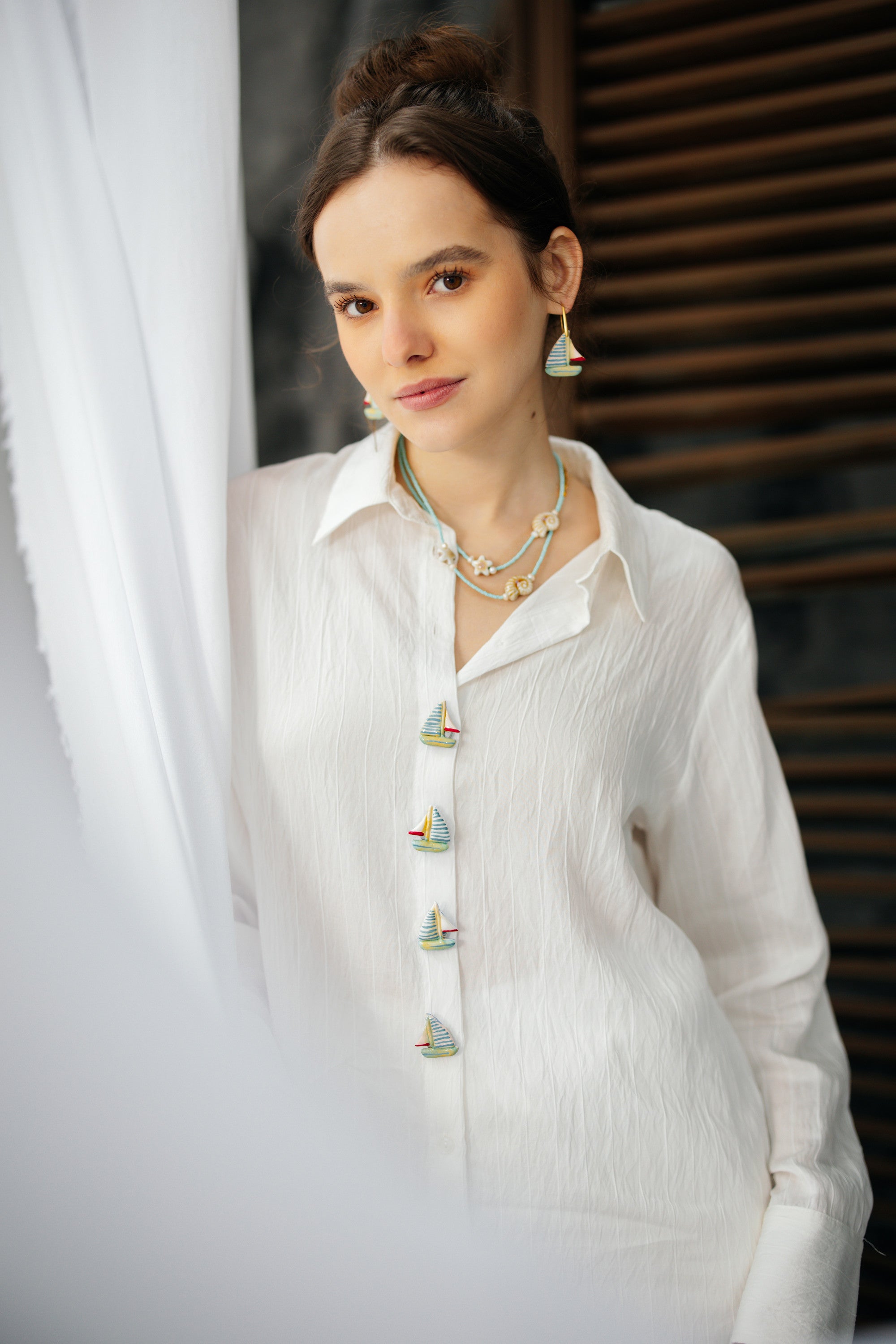 SAIL AWAY - Button Cover Pair - S/S '26