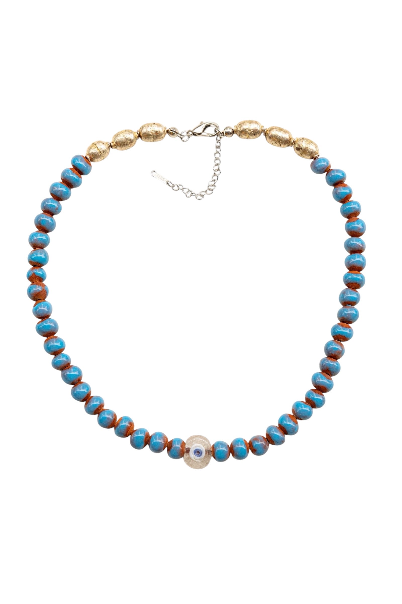 No.16 - Ceramic Evil Eye Necklace - S/S '26
