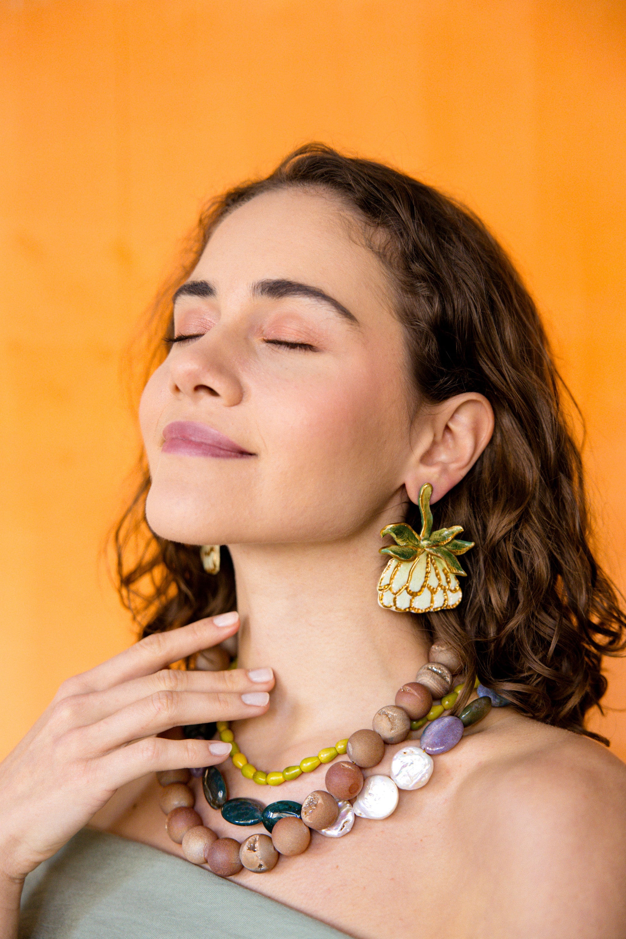 ELLEN - Floral Drop Earring