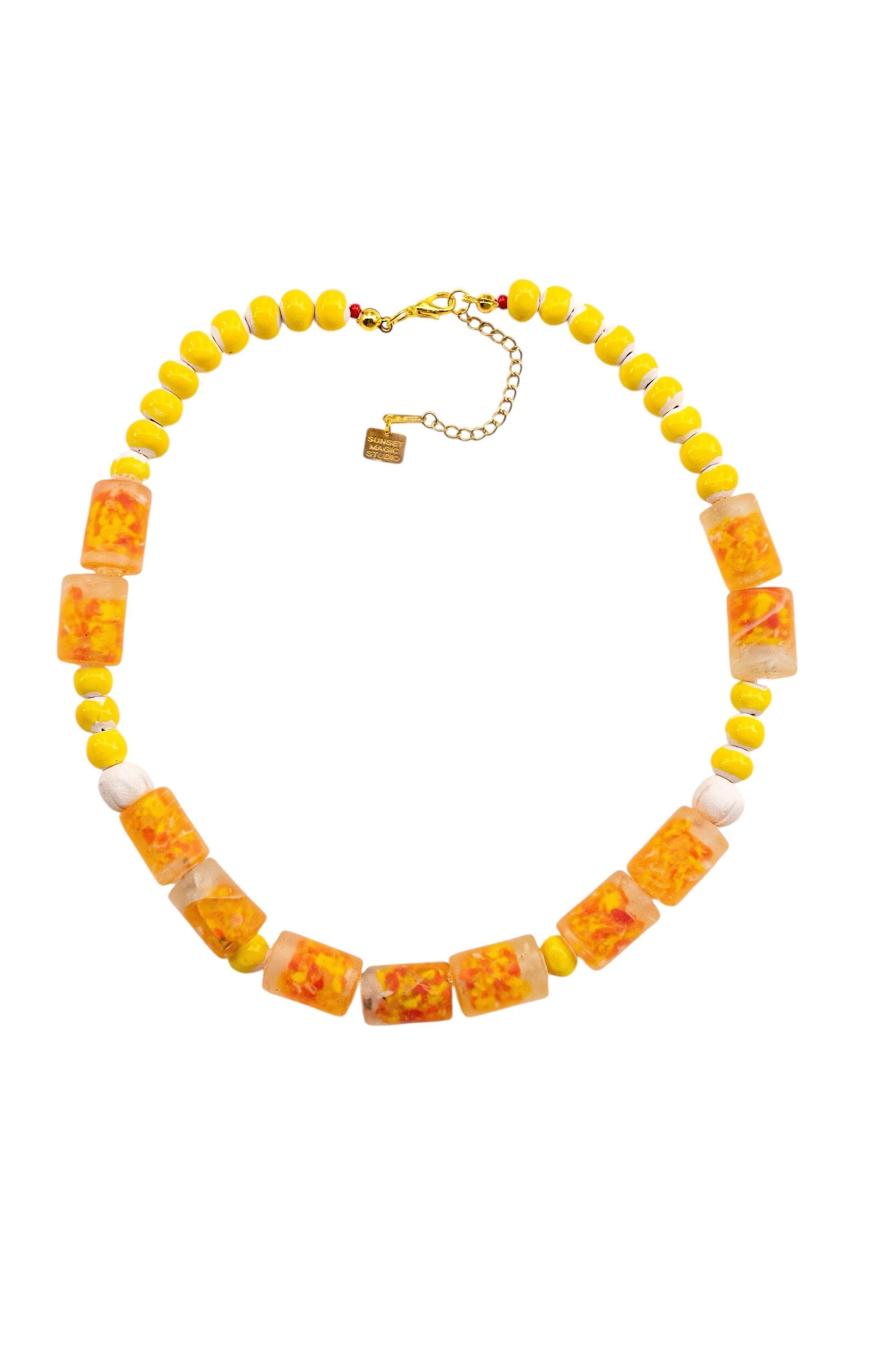 No.30 - African Glass Ceramic Necklace - S/S '26