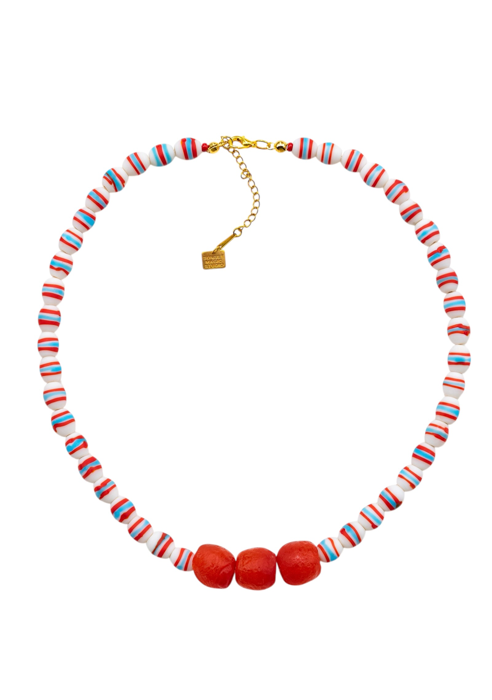 No.34 - Marine Striped Necklace - S/S '26