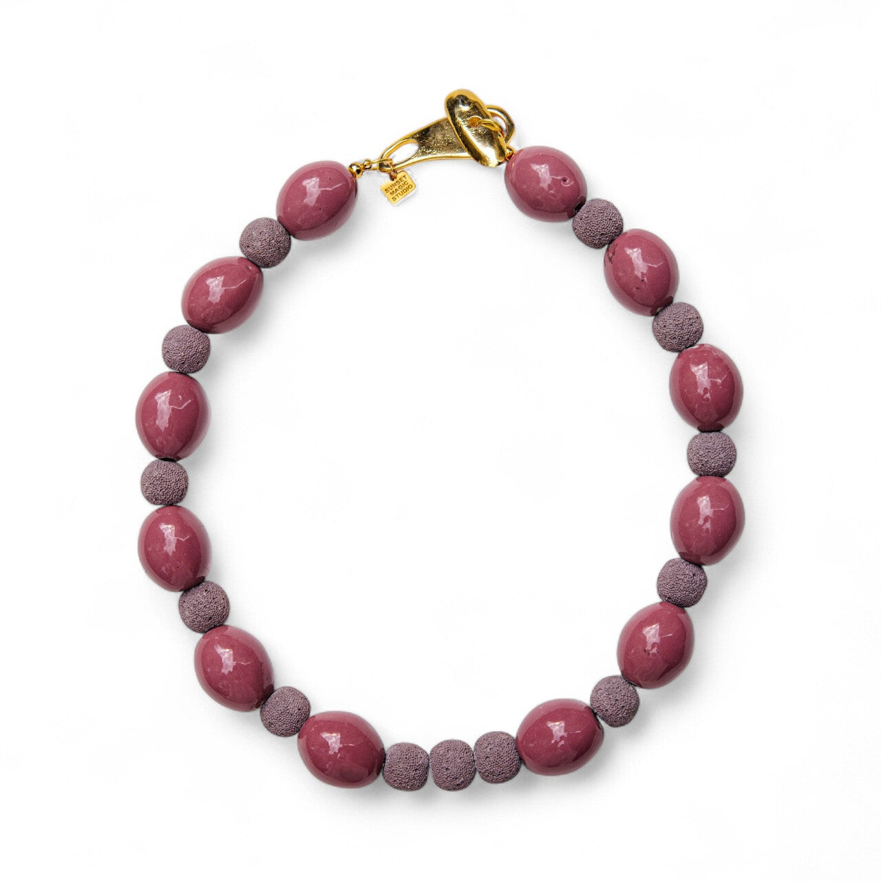 No.17 - Lava Stone Necklace - A/W 25-26 Silent Reverie