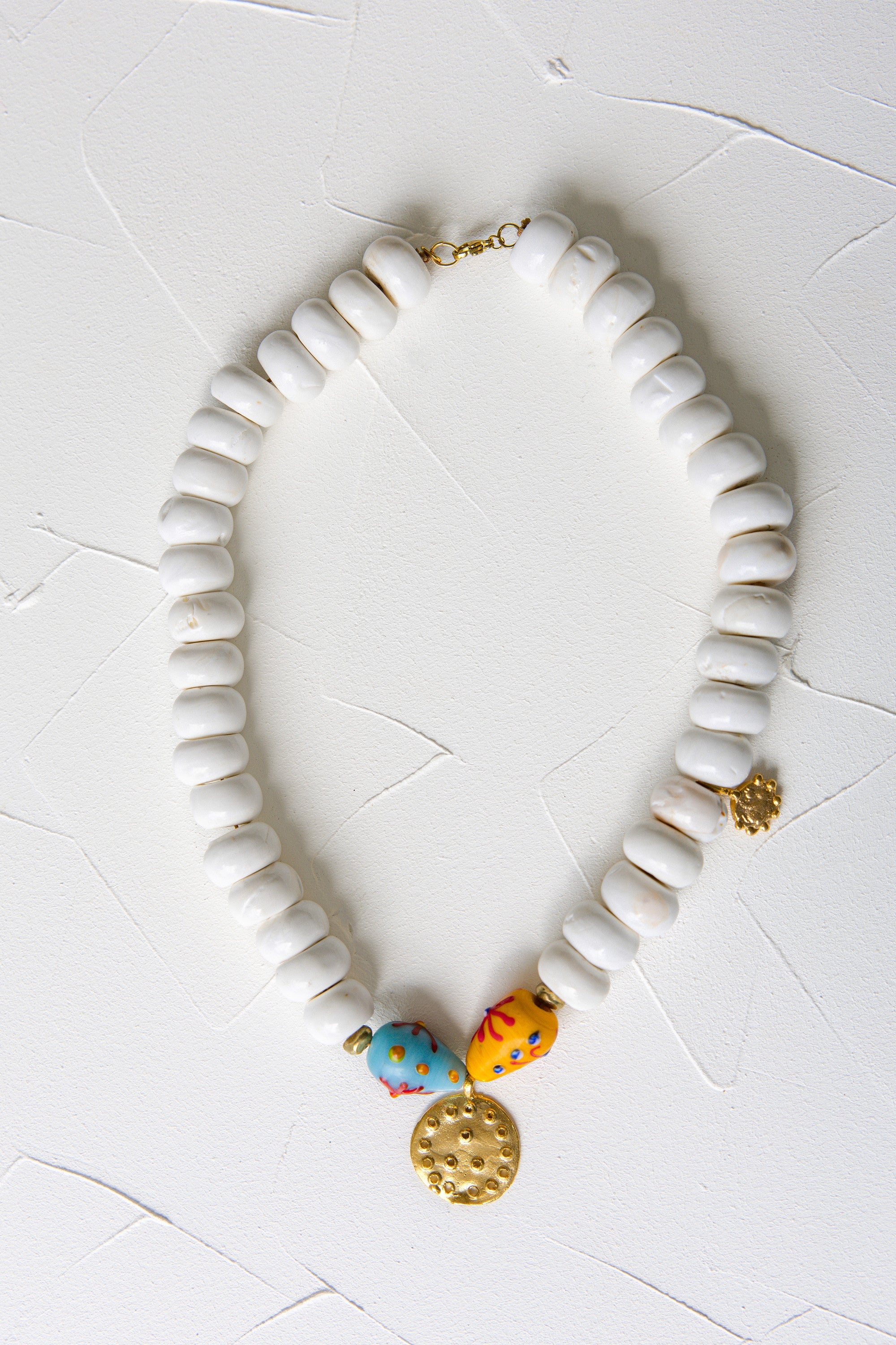 ISLA BEADS - White Bead Necklace