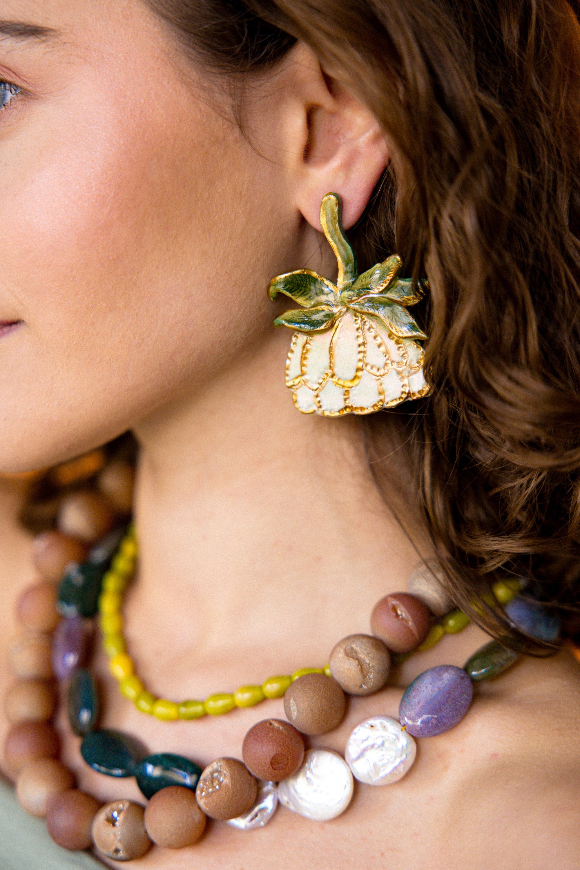 ELLEN - Floral Drop Earring