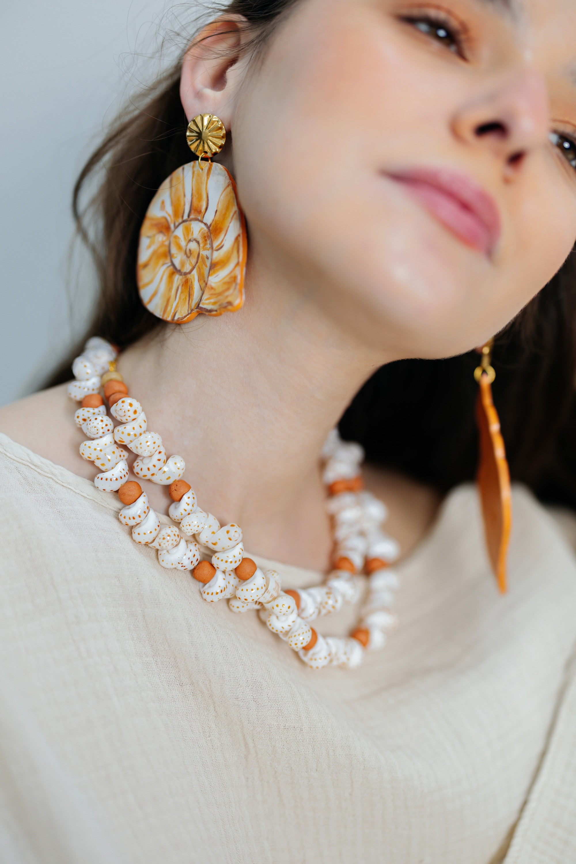ATLANTIS - Asymmetrical Shell Earrings - S/S '26