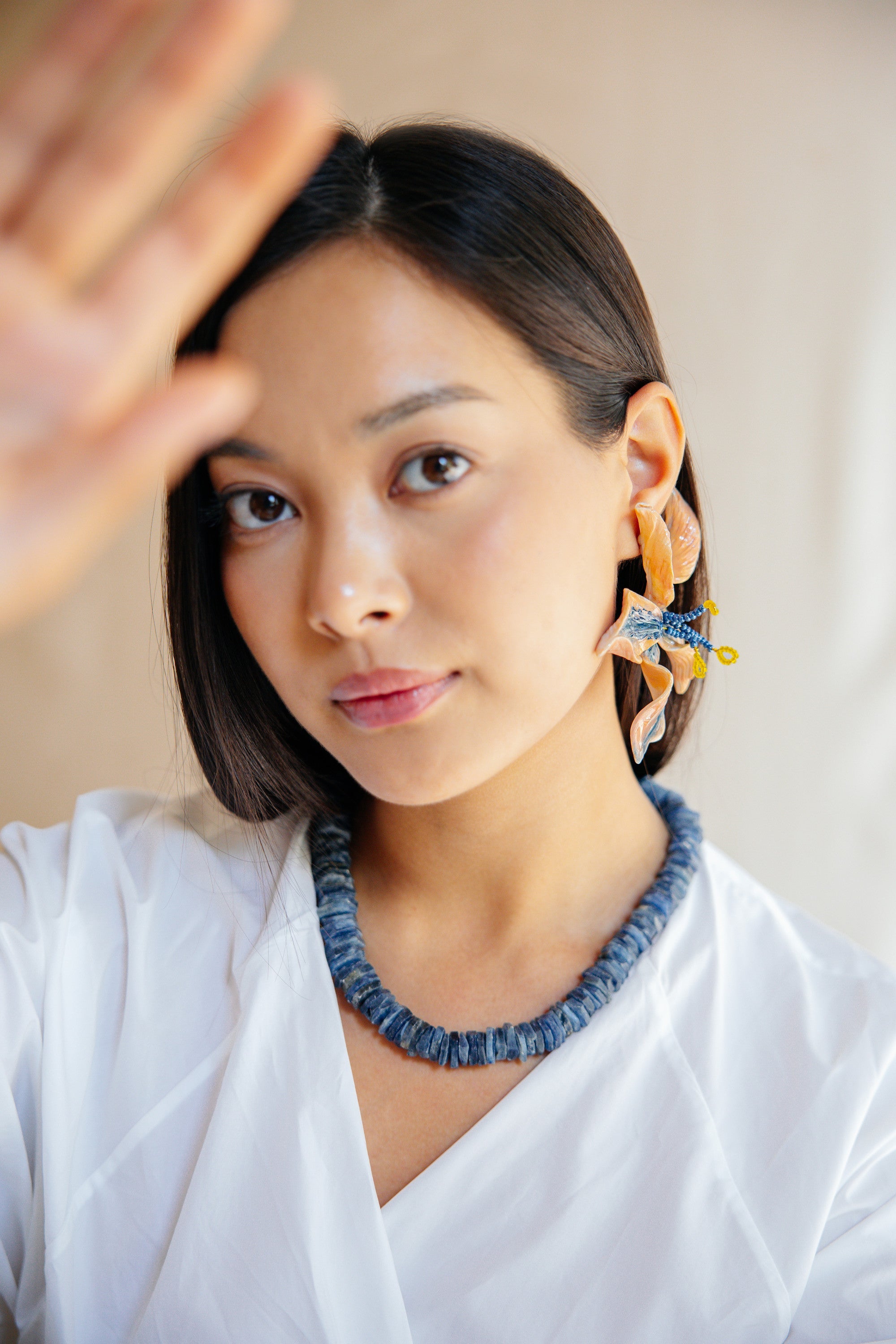 No.11 - Lapis Lazuli Row Necklace - A/W 25-26 Silent Reverie