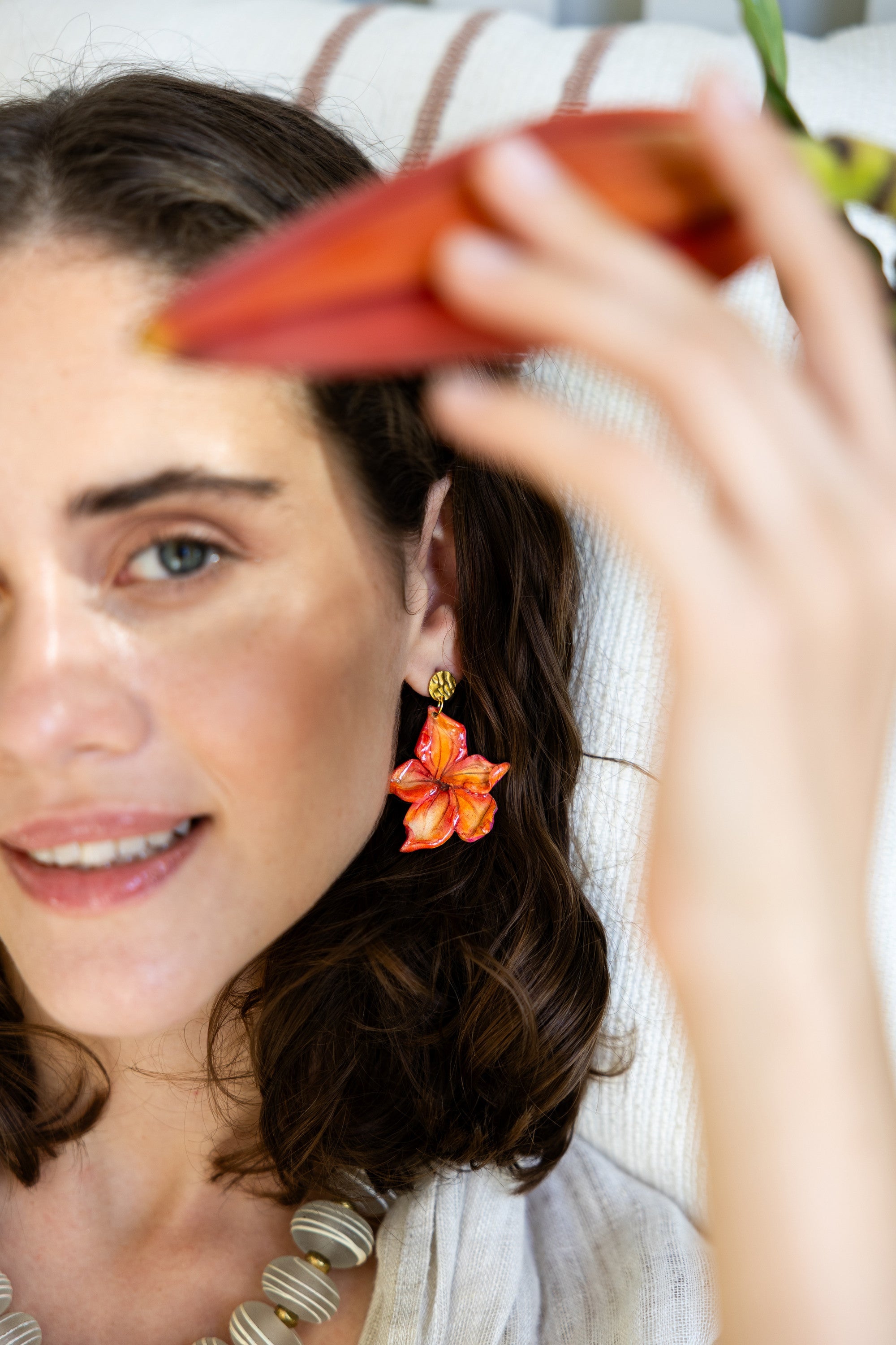 FLORA & TIKI - Asymmetrical Tropical Earrings