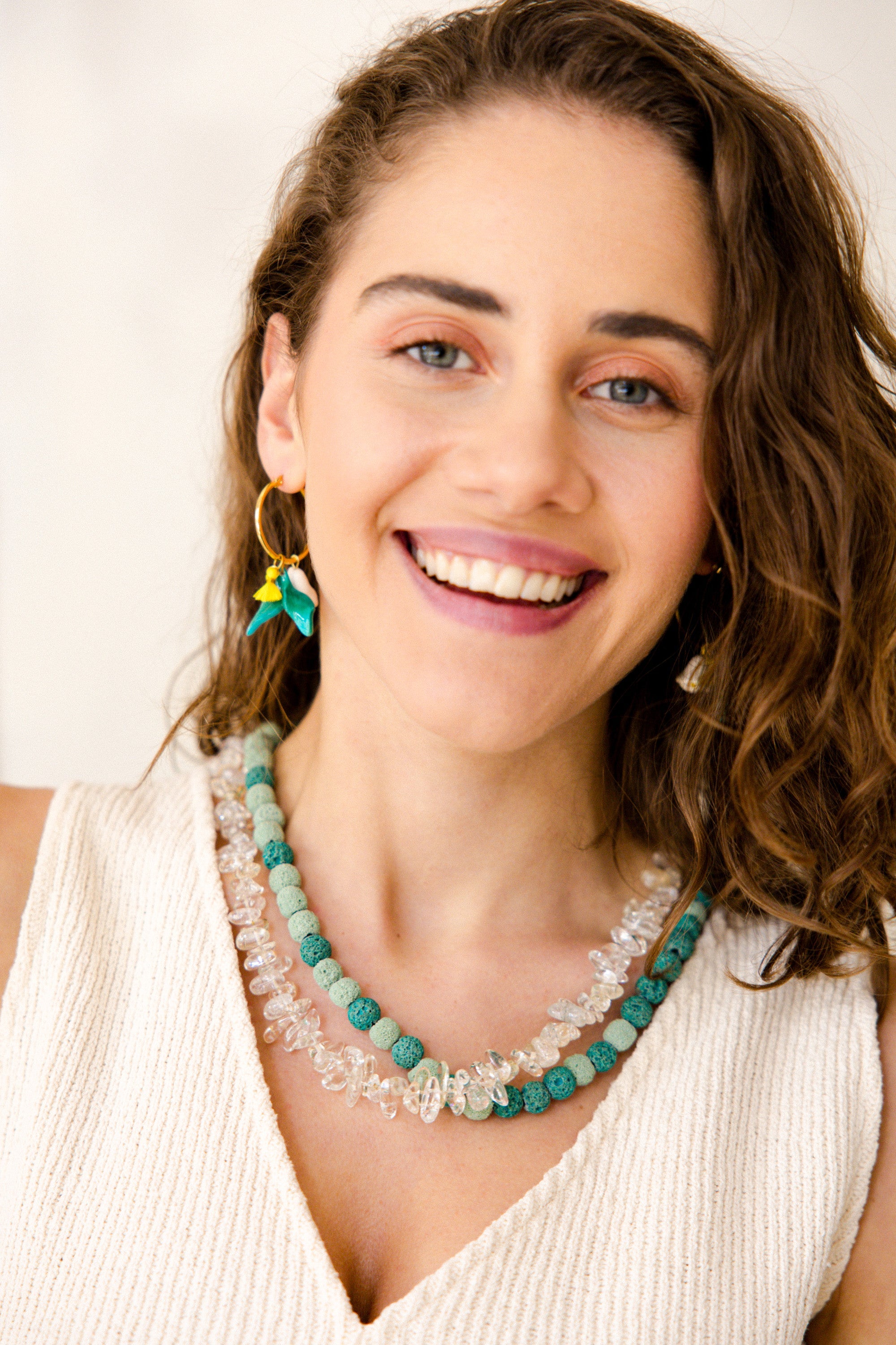 MAELYN - Hoop Earring with Charms