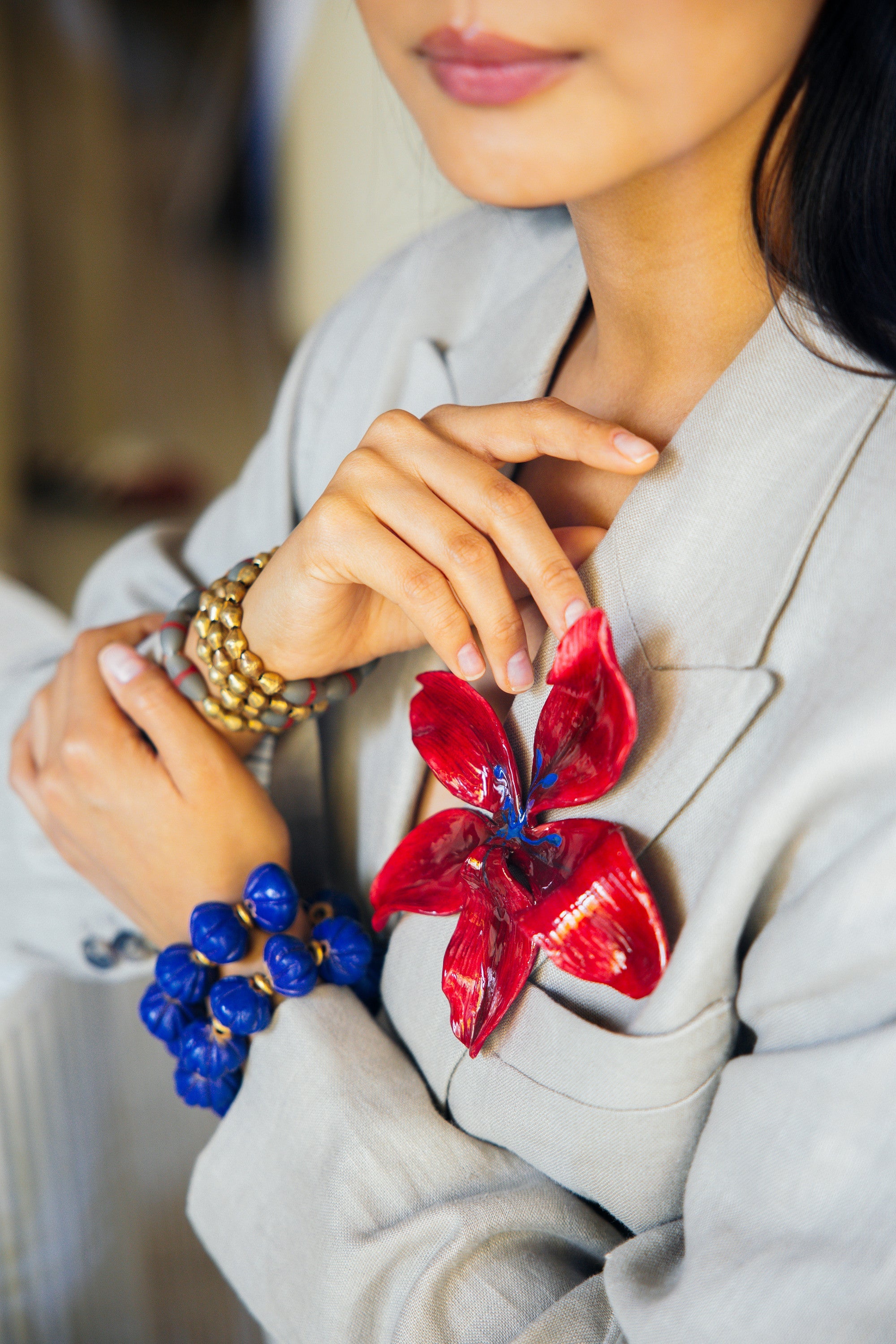 FLORISE - Big Floral Brooch - A/W 25-26 Silent Reverie