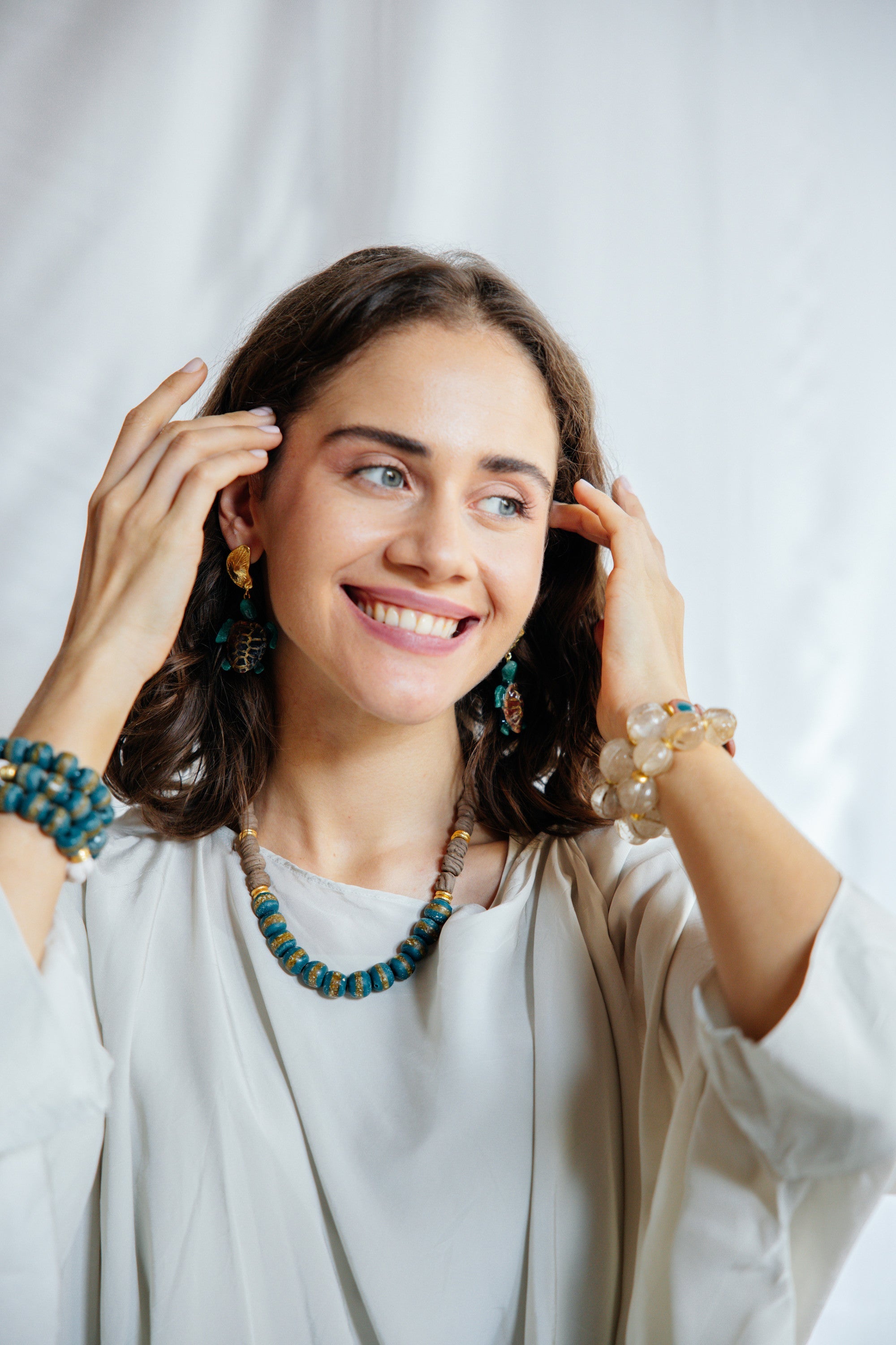 No.8 - African Brass Detailed Necklace - A/W 25-26 Silent Reverie