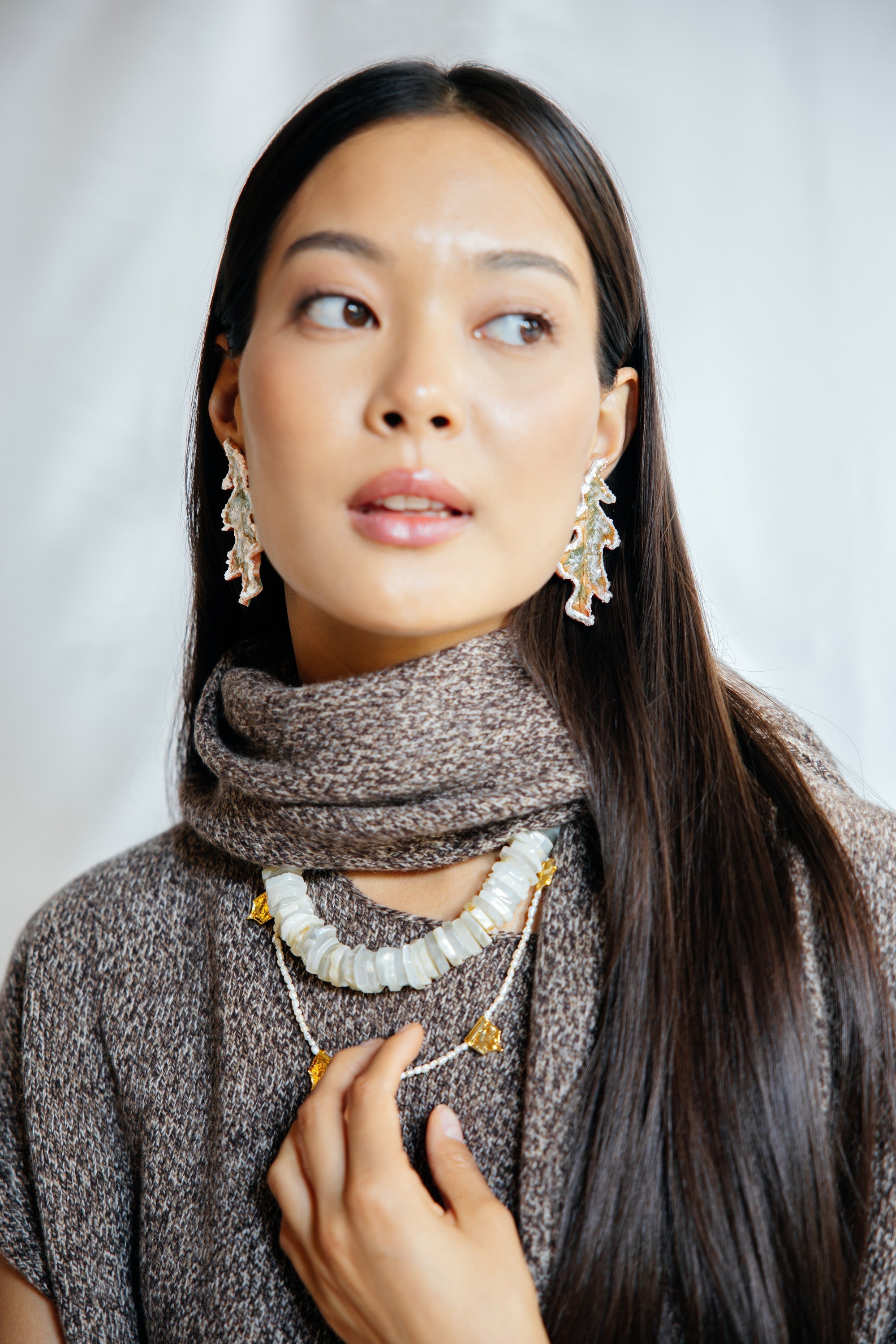 No.9 - Moonstone Row Necklace - A/W 25-26 Silent Reverie