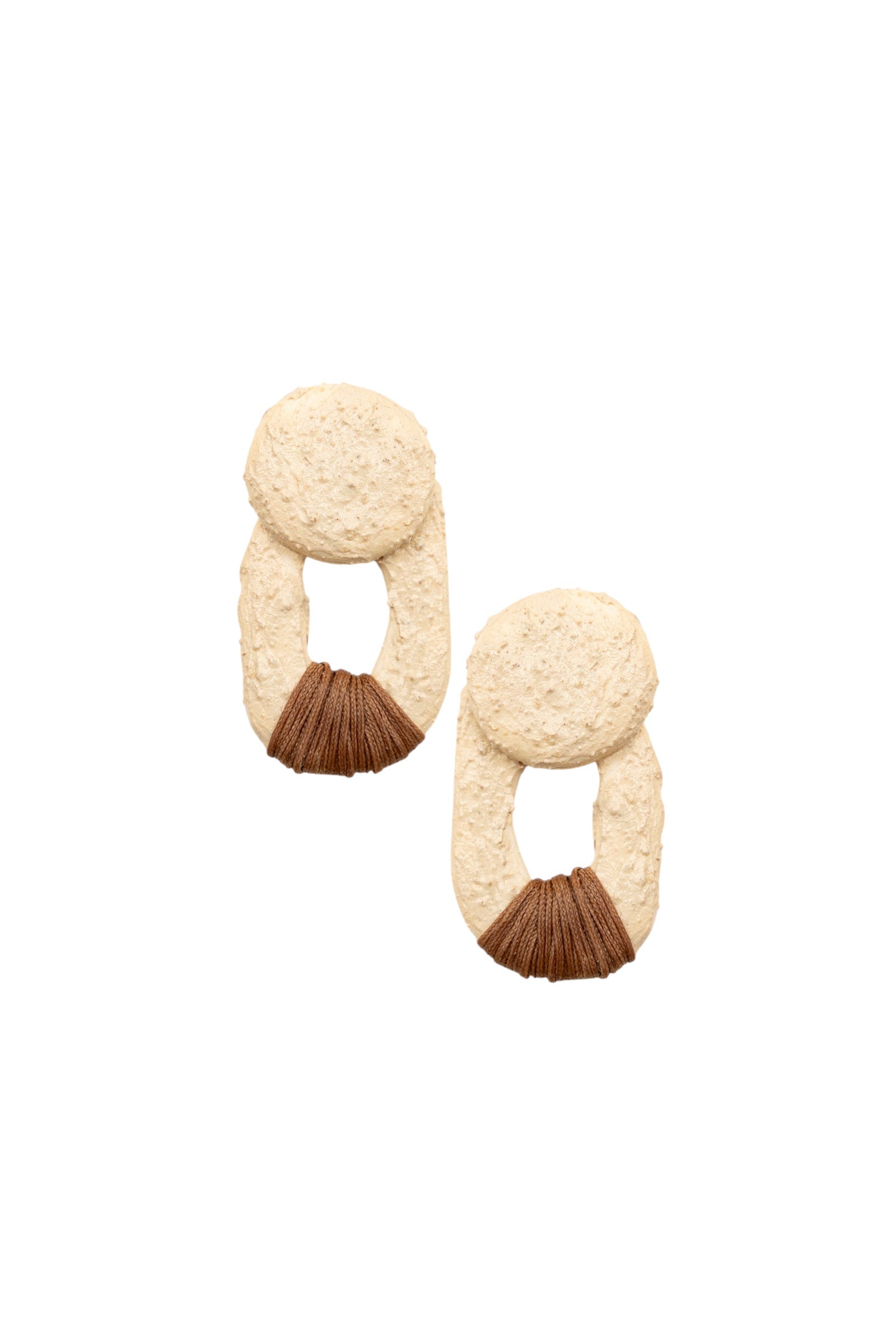 TRAVERTONE - Travertine Effect Earrings - S/S '26