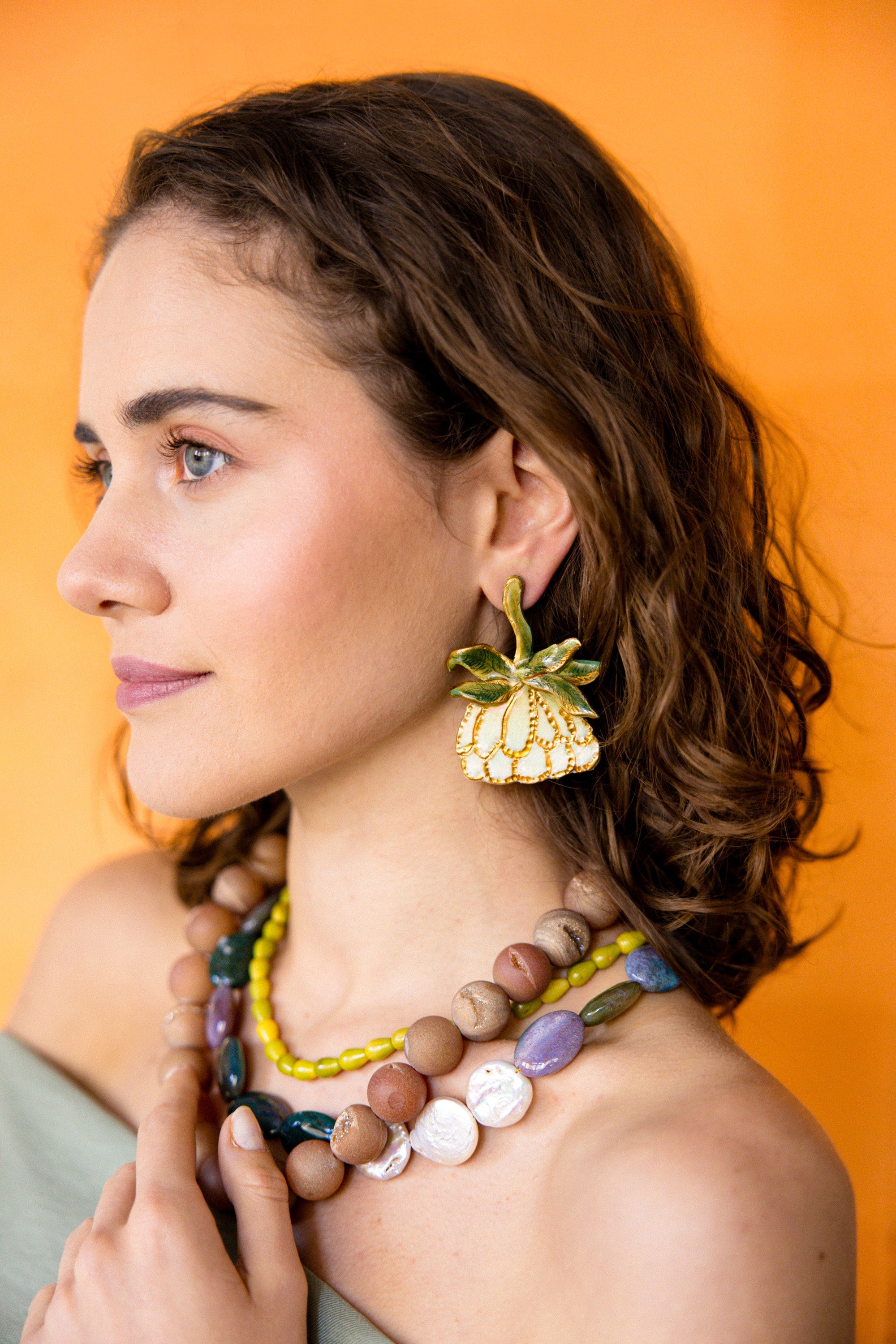ELLEN - Floral Drop Earring