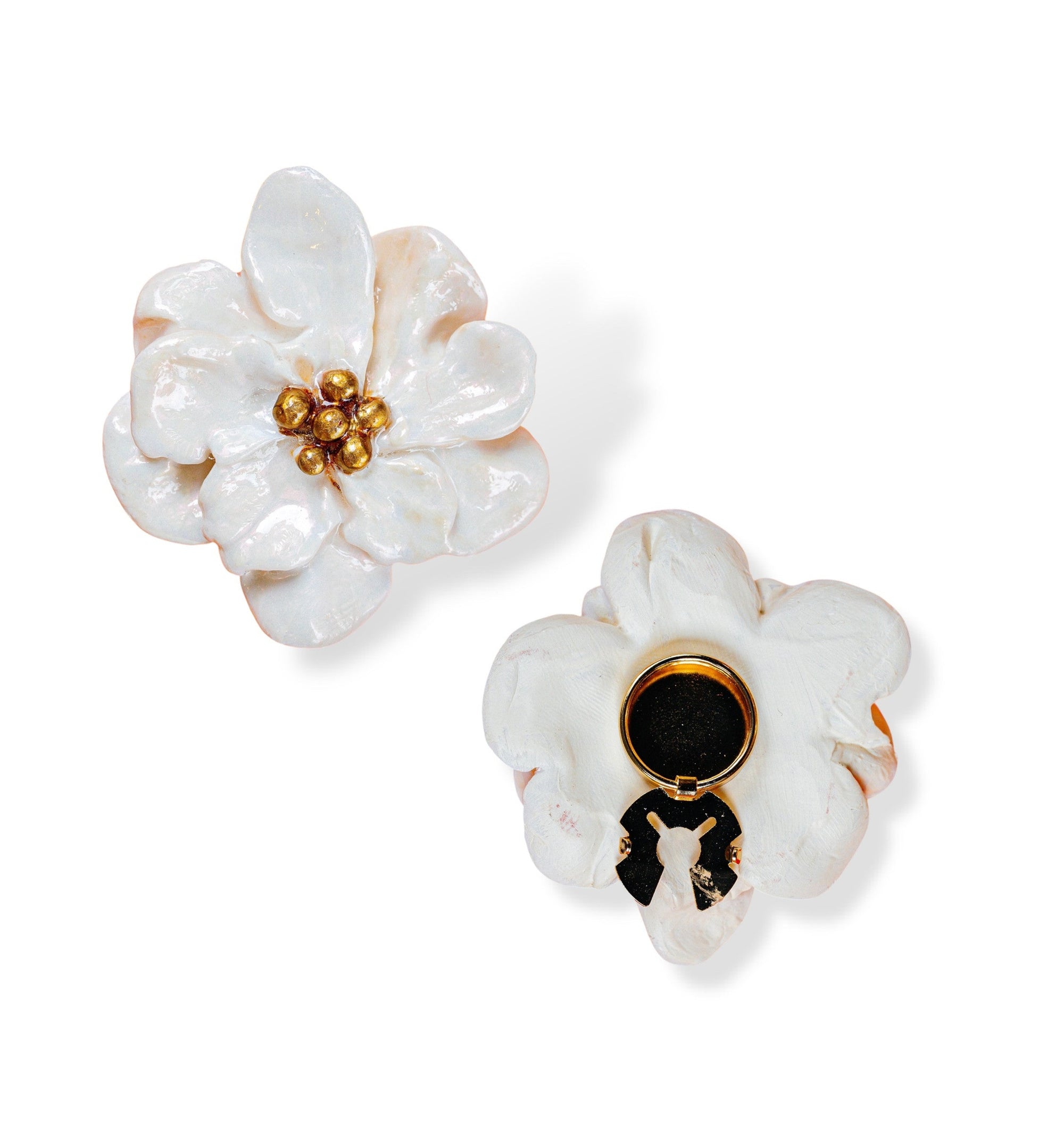 BLUMYA - Floral Button Cover Pair