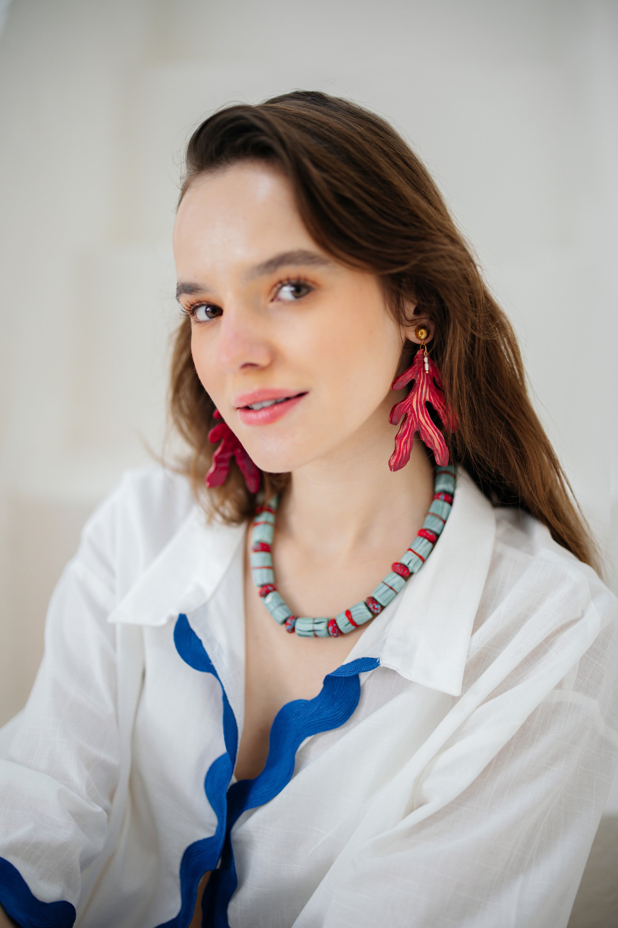 No.19 - Colorful African Glass Bead Necklace - S/S '26
