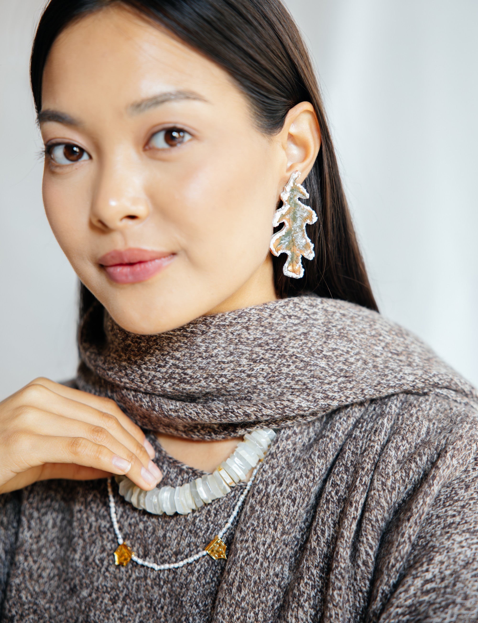No.9 - Moonstone Row Necklace - A/W 25-26 Silent Reverie
